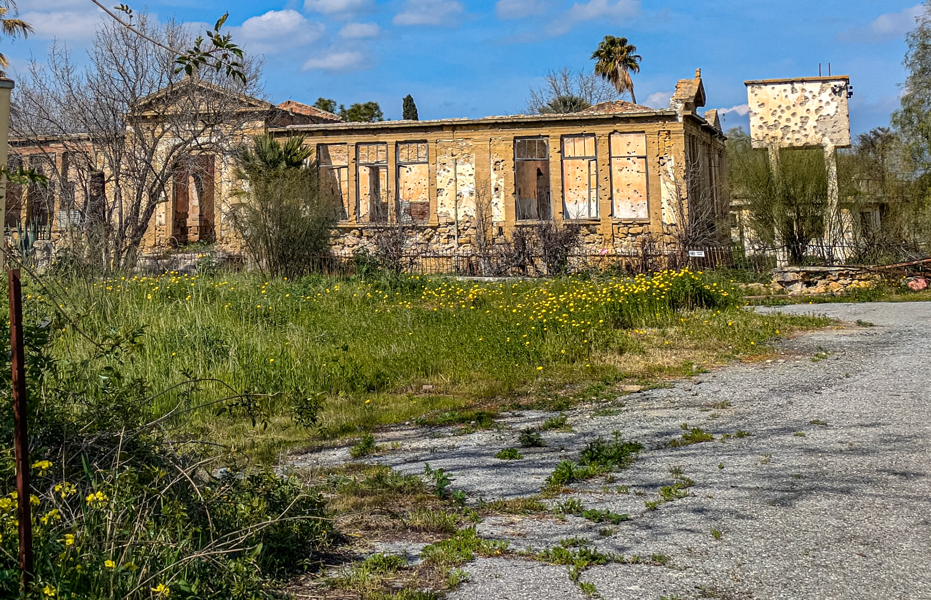 UN Buffer Zone at the border in Nicosia, 15 Feb 2025