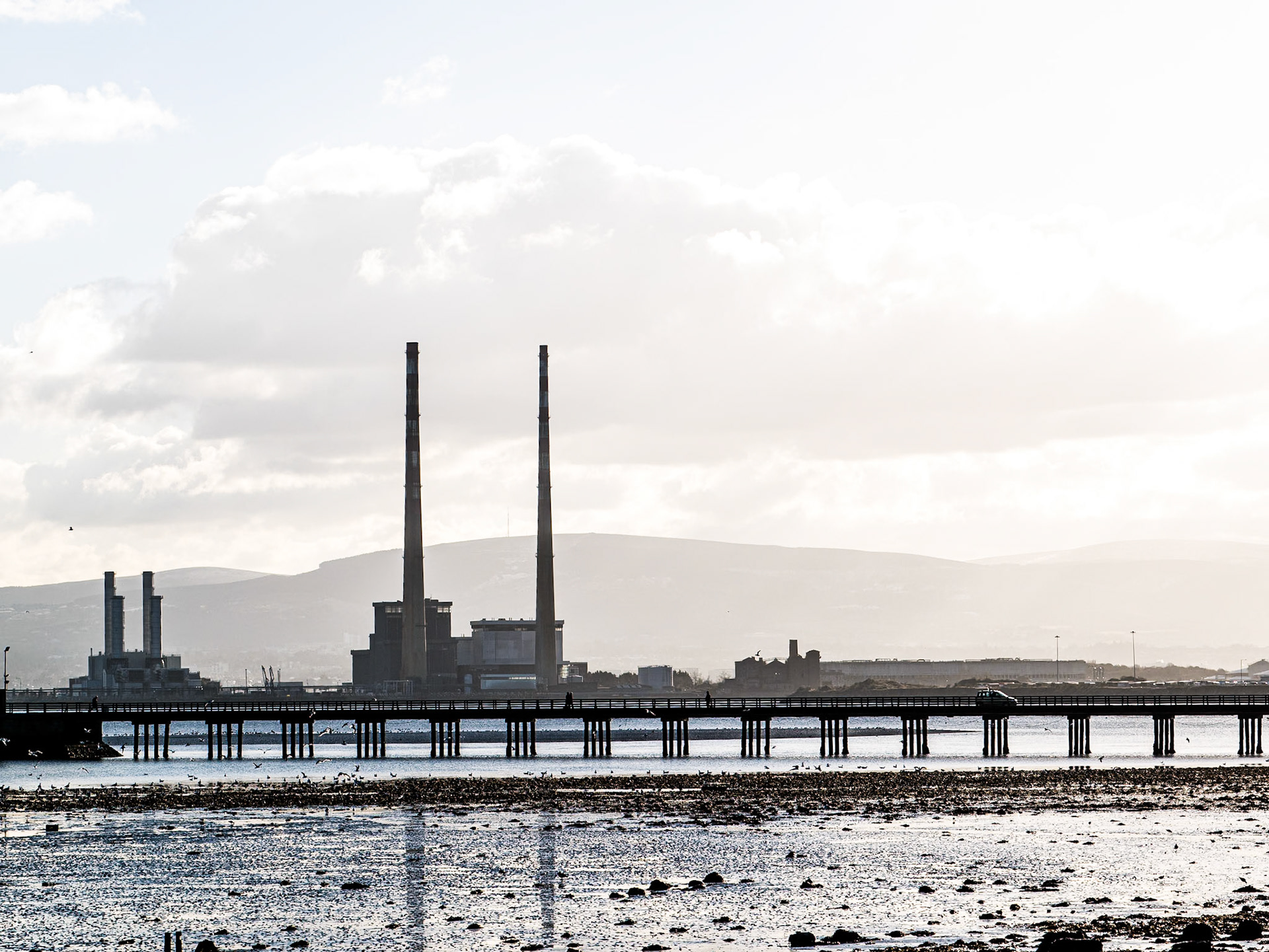 Poolbeg, from Clontarf Road, 4 Feb 2015