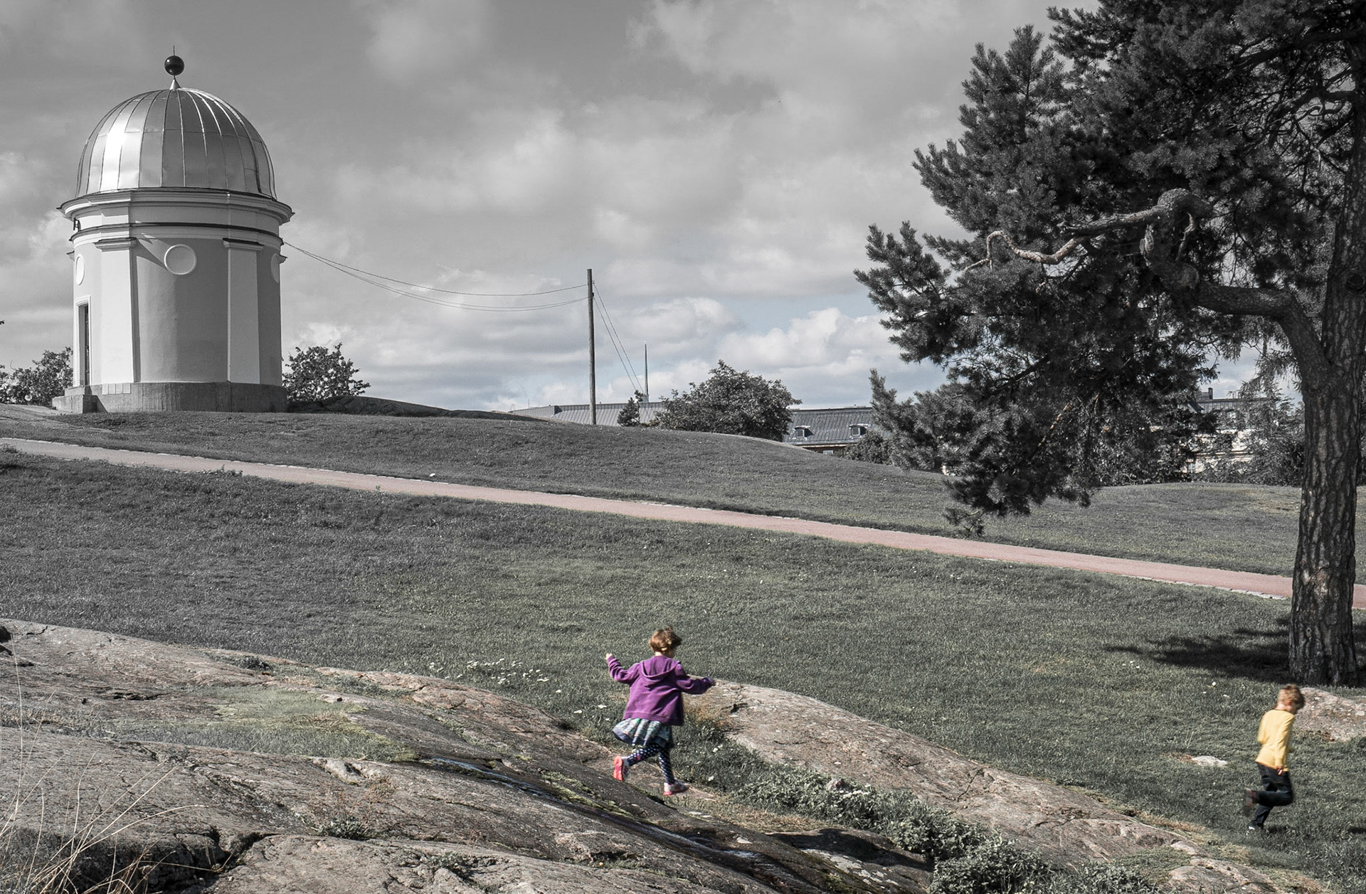 Kaivopuisto park, Helsinki, 31 Aug 2014