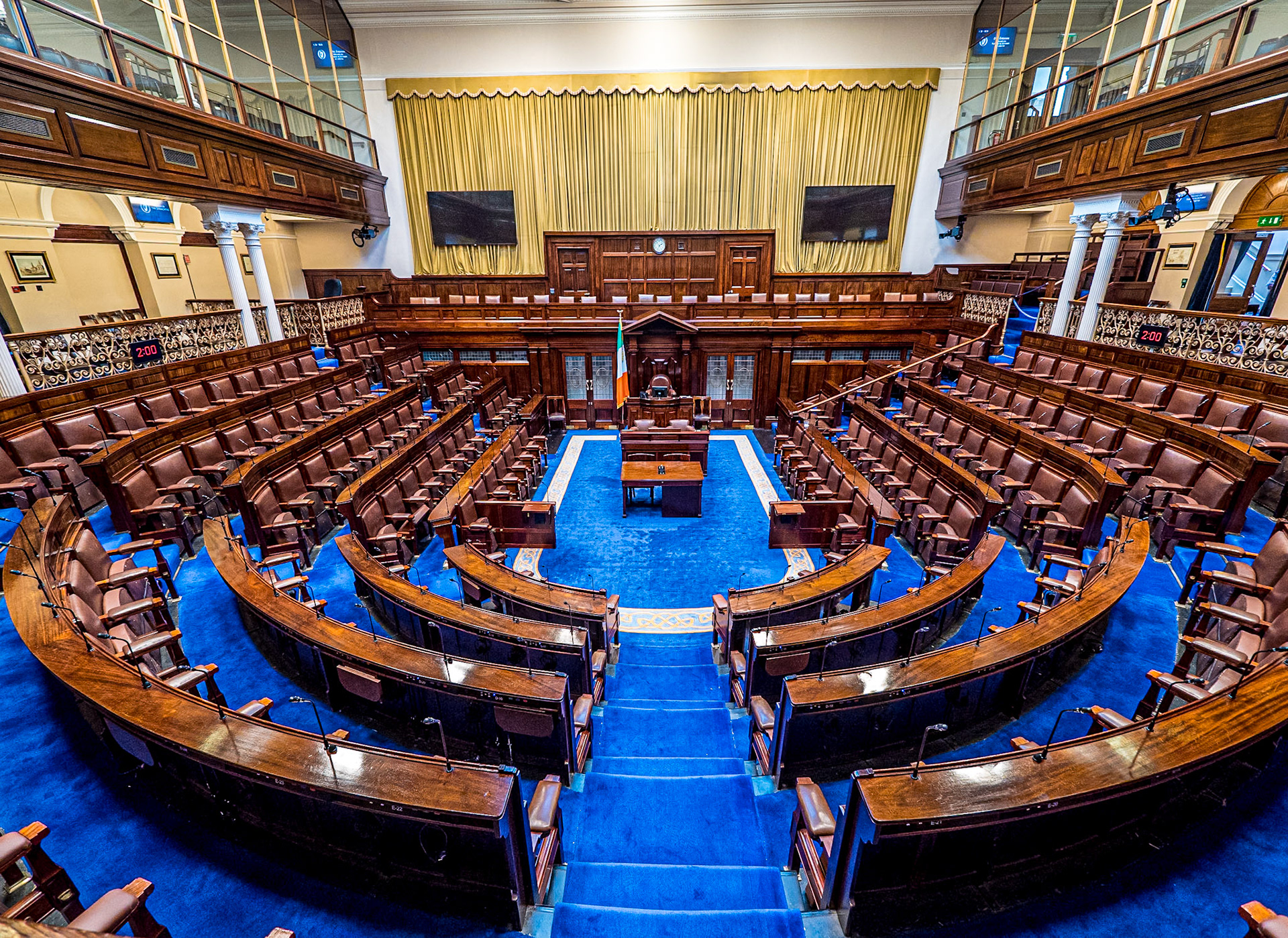The Dail Chamber, Dublin, 14 Oct 2018