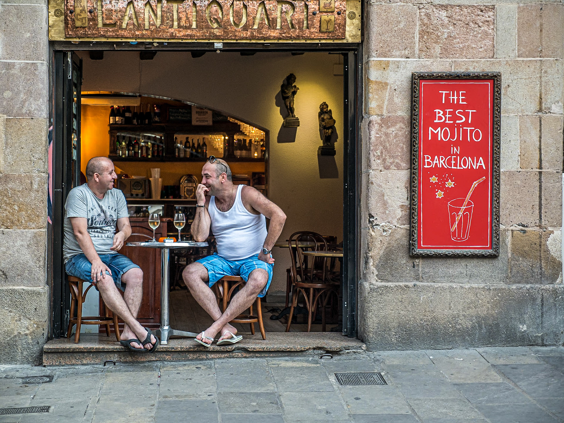 Plaça del Rei, Barcelona, 26 Jun 2016