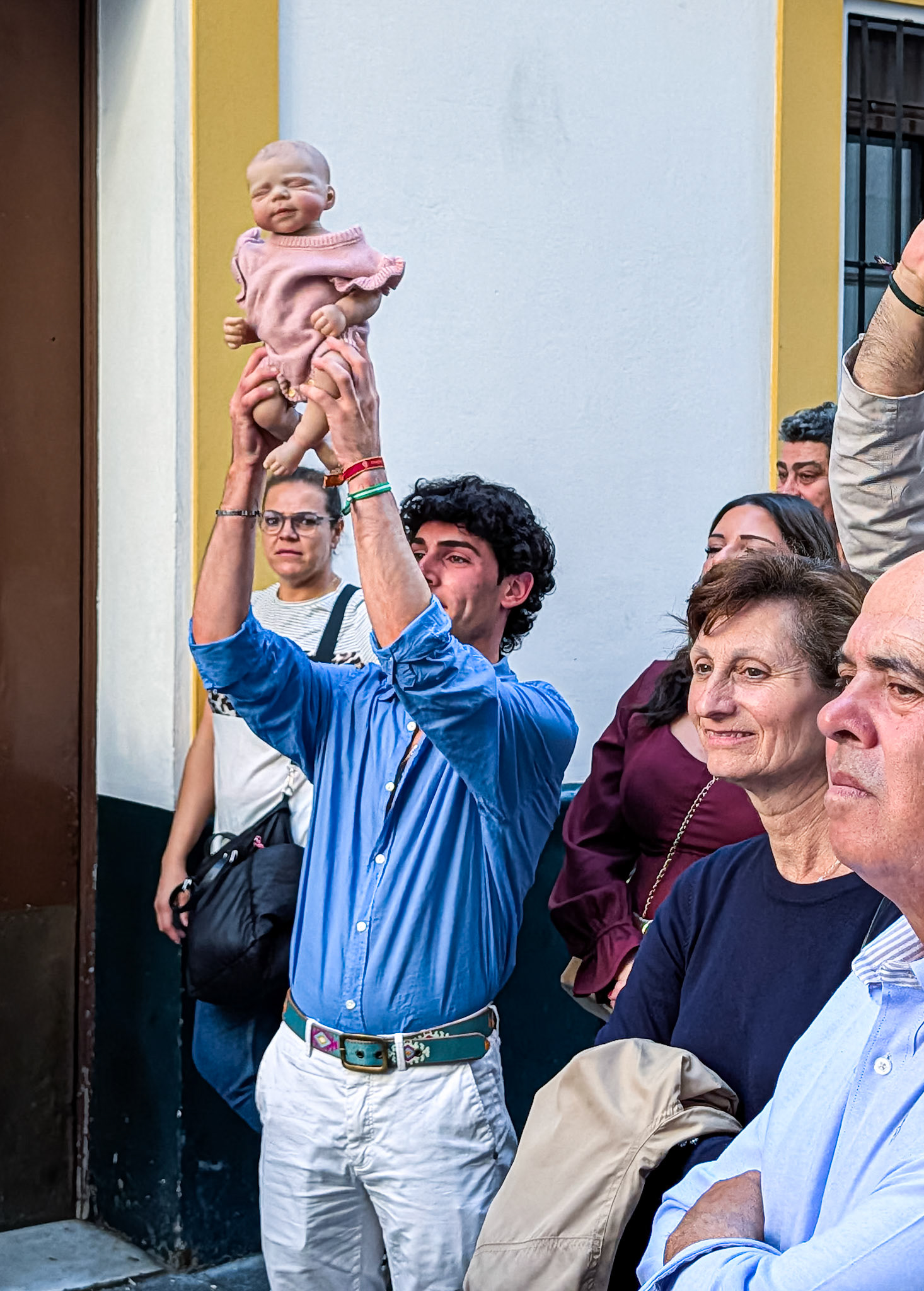 Procession in Calle Viriato, Seville, 15 May 2026