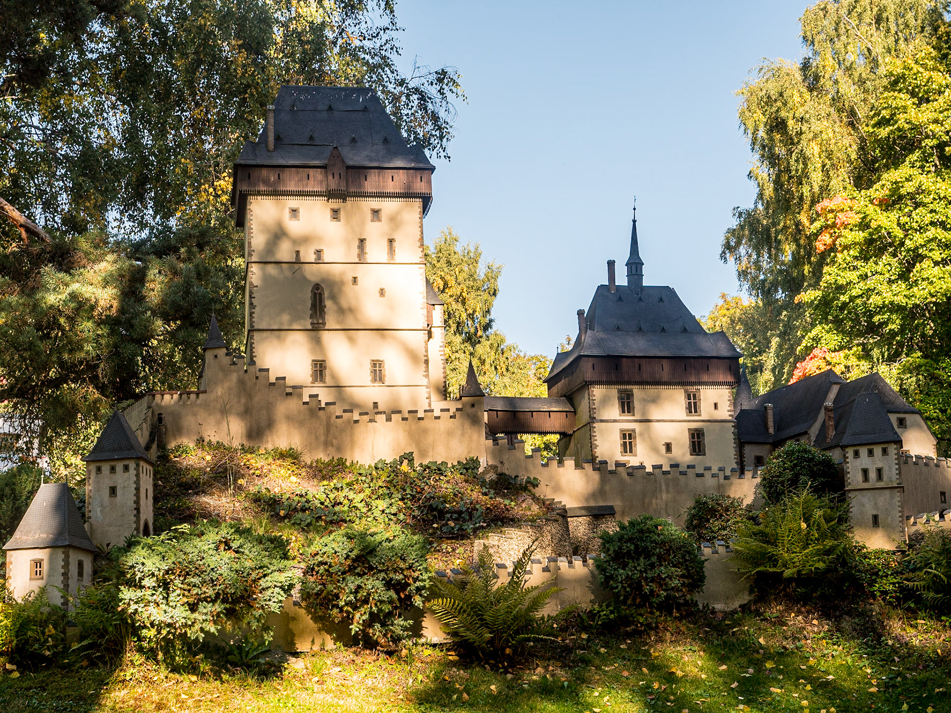 Karlštejn Castle, Park Boheminium, Mariánské Lázně, Czech Republic, 20 Sep 2025