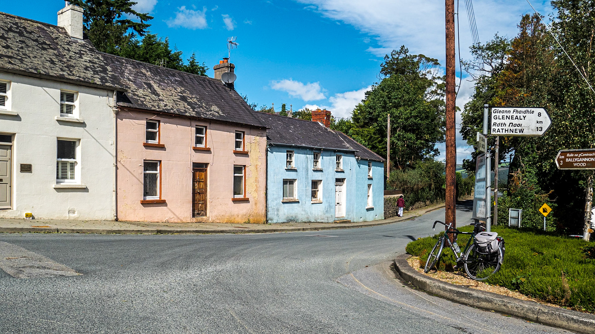 Houses on Laragh Road, Rathdrum, Co Wicklow, 26 Aug 2020