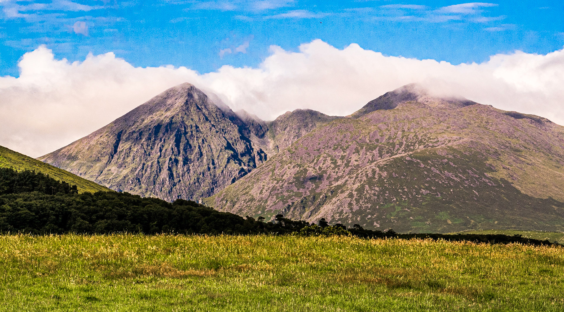 Carrantoohill from Beaufort, 19 Jul 2015