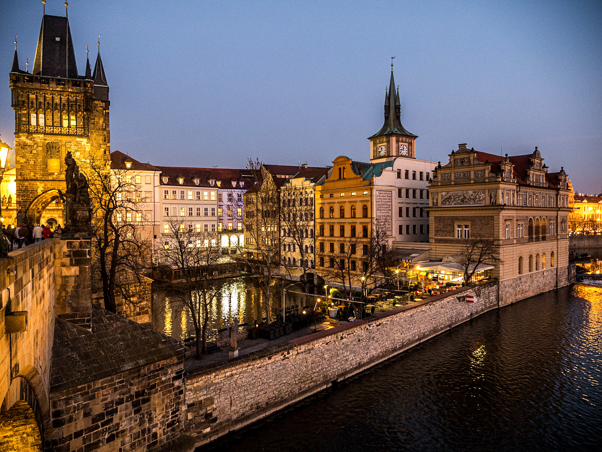 View from Charles Bridge, Prague, 20 Mar 2015
