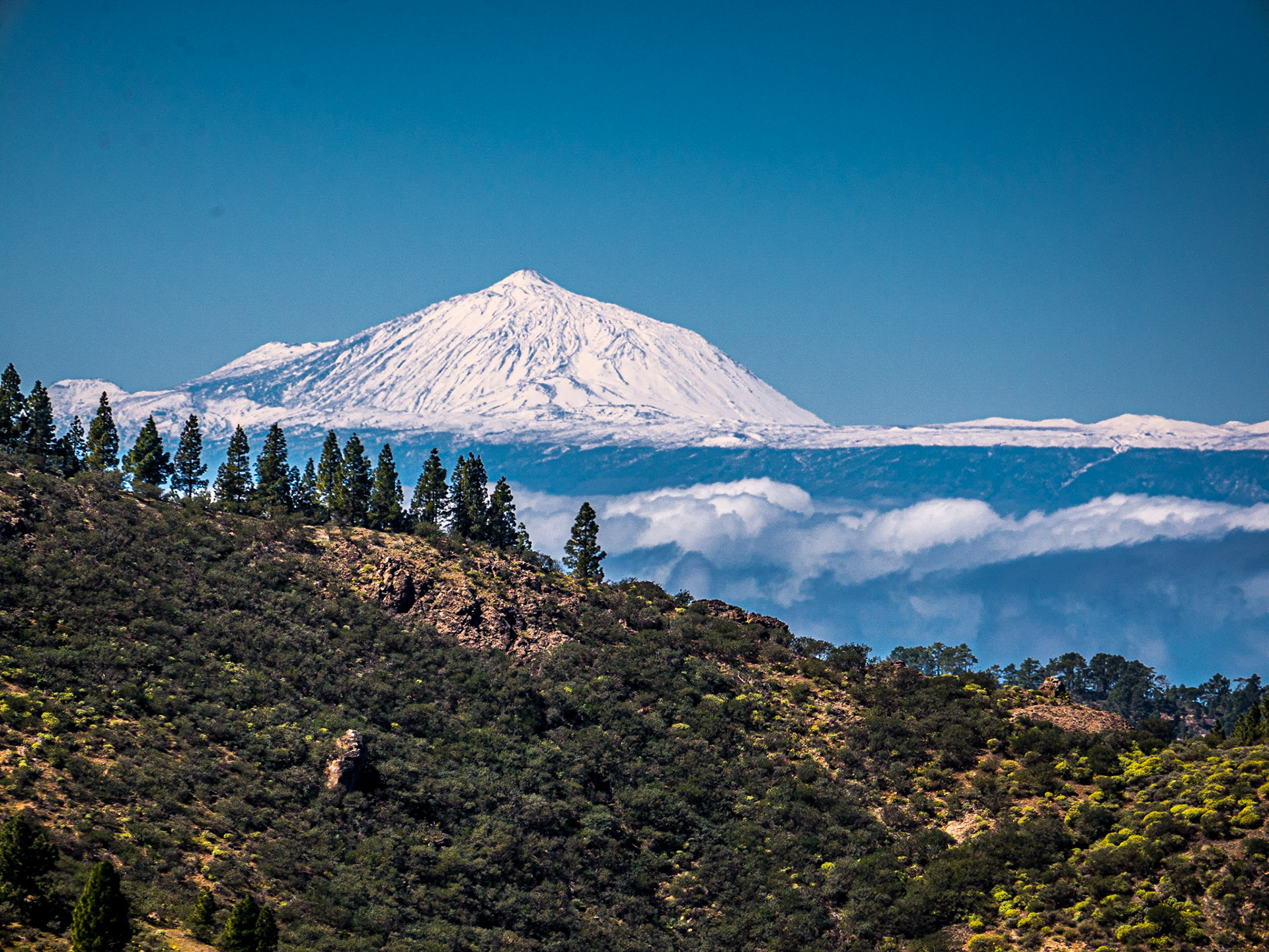 Mount Teide from Artenara, Gran Canaria, 24 Feb 2016