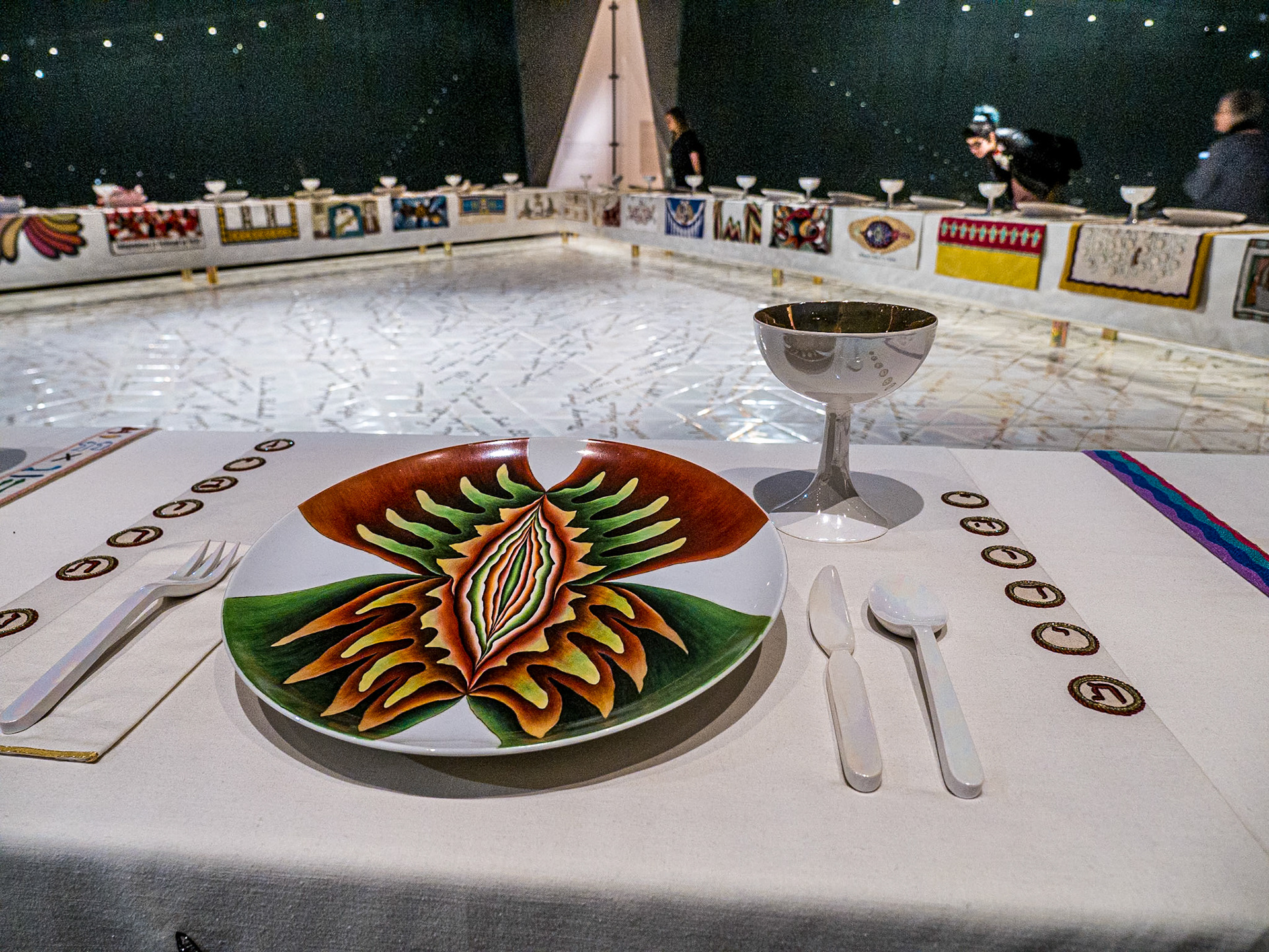 The Dinner Party, Brooklyn Museum, New York, 28 Feb 2018