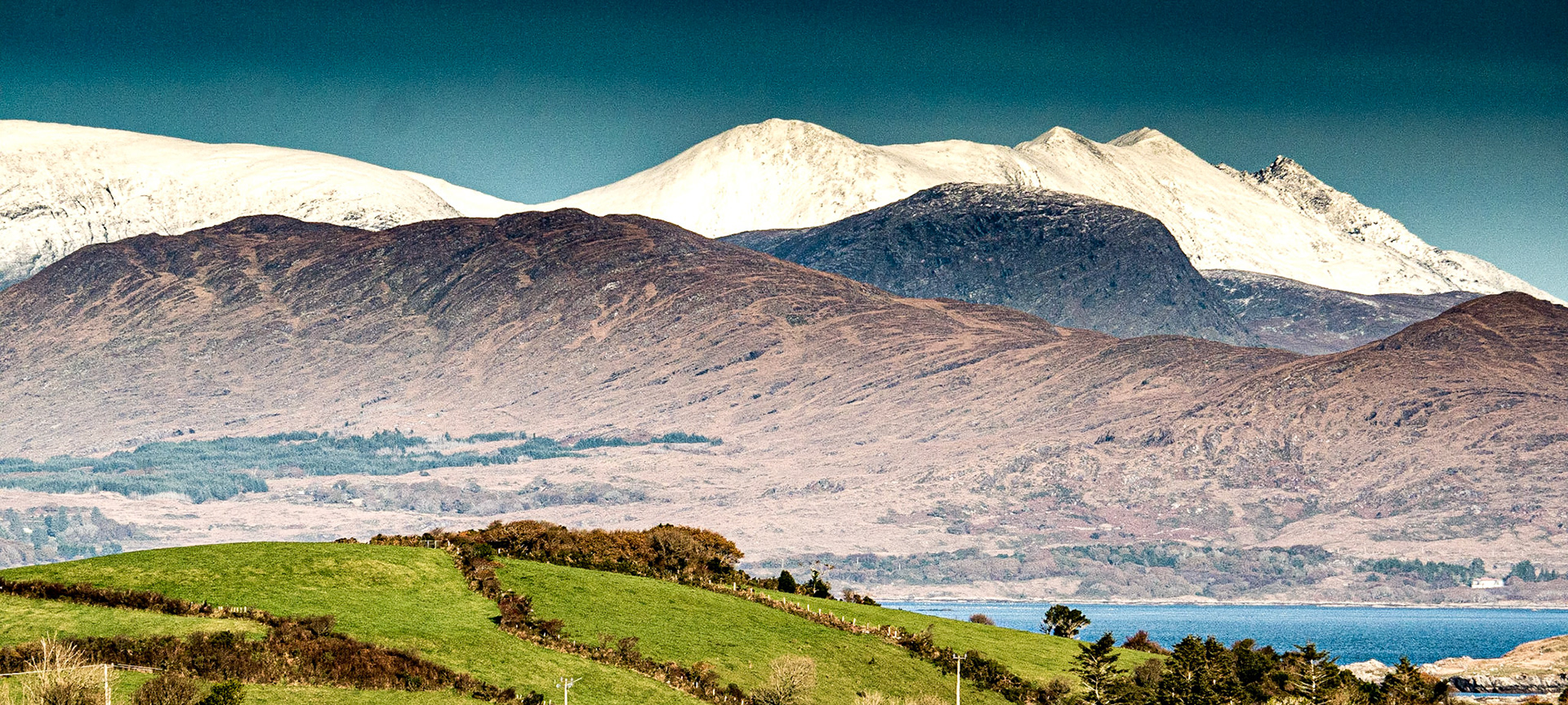 Macgillycuddy's Reeks from near Eyeries, Co Cork, 20 Nov 2016