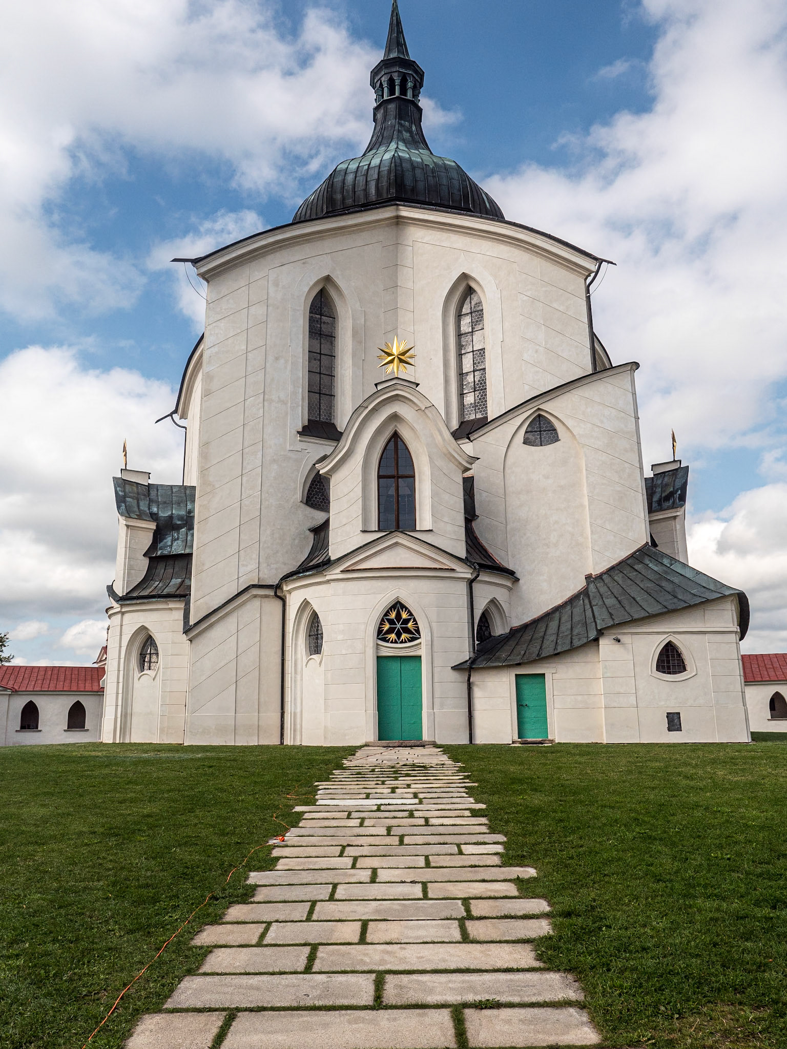 The Pilgrimage church of St John of Nepomuk at Zelená hora, Czech Republic, 27 Sep 2025
