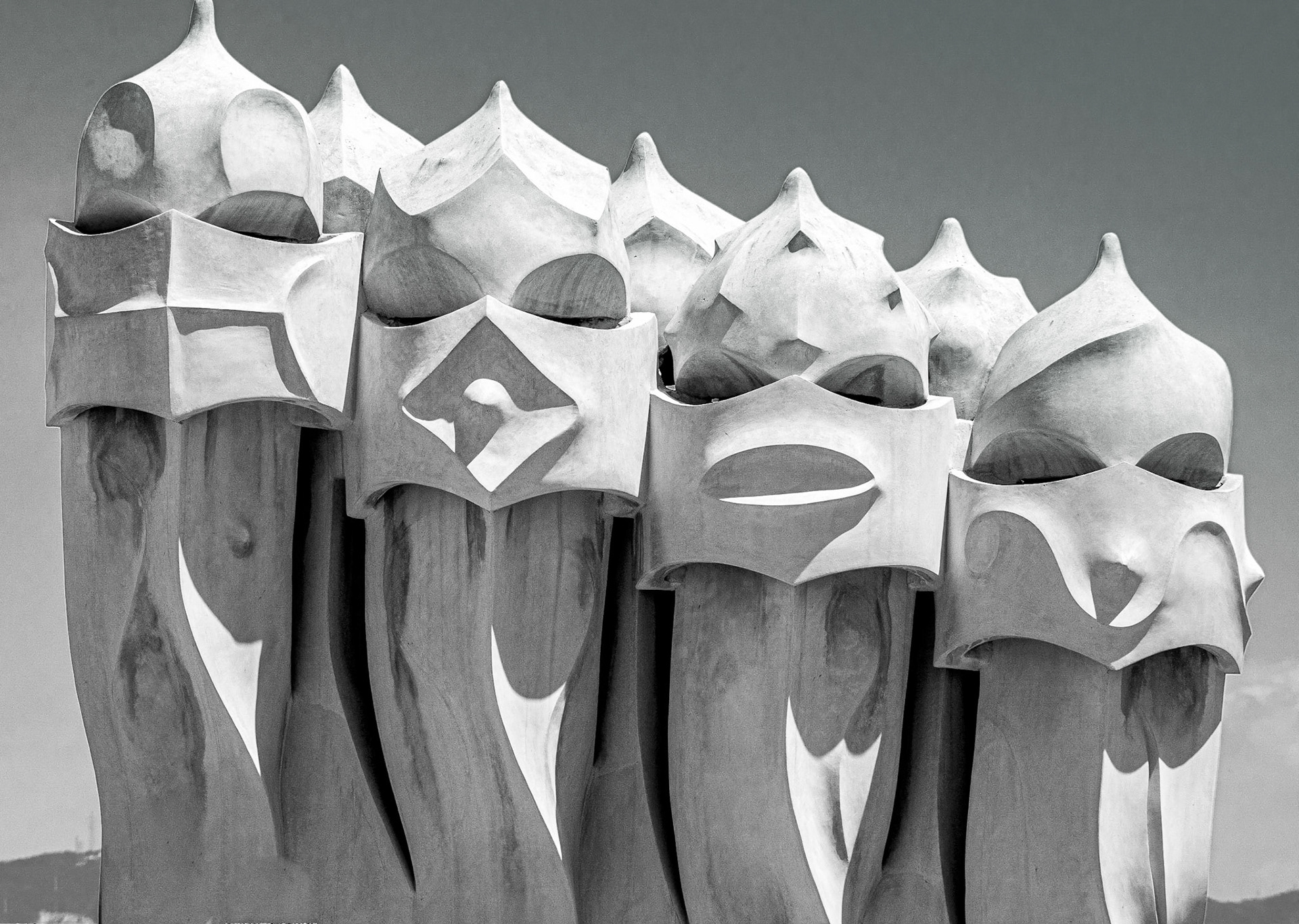 Roof of Casa Milà (La Pedrera), Barcelona, 27 Jun 2016