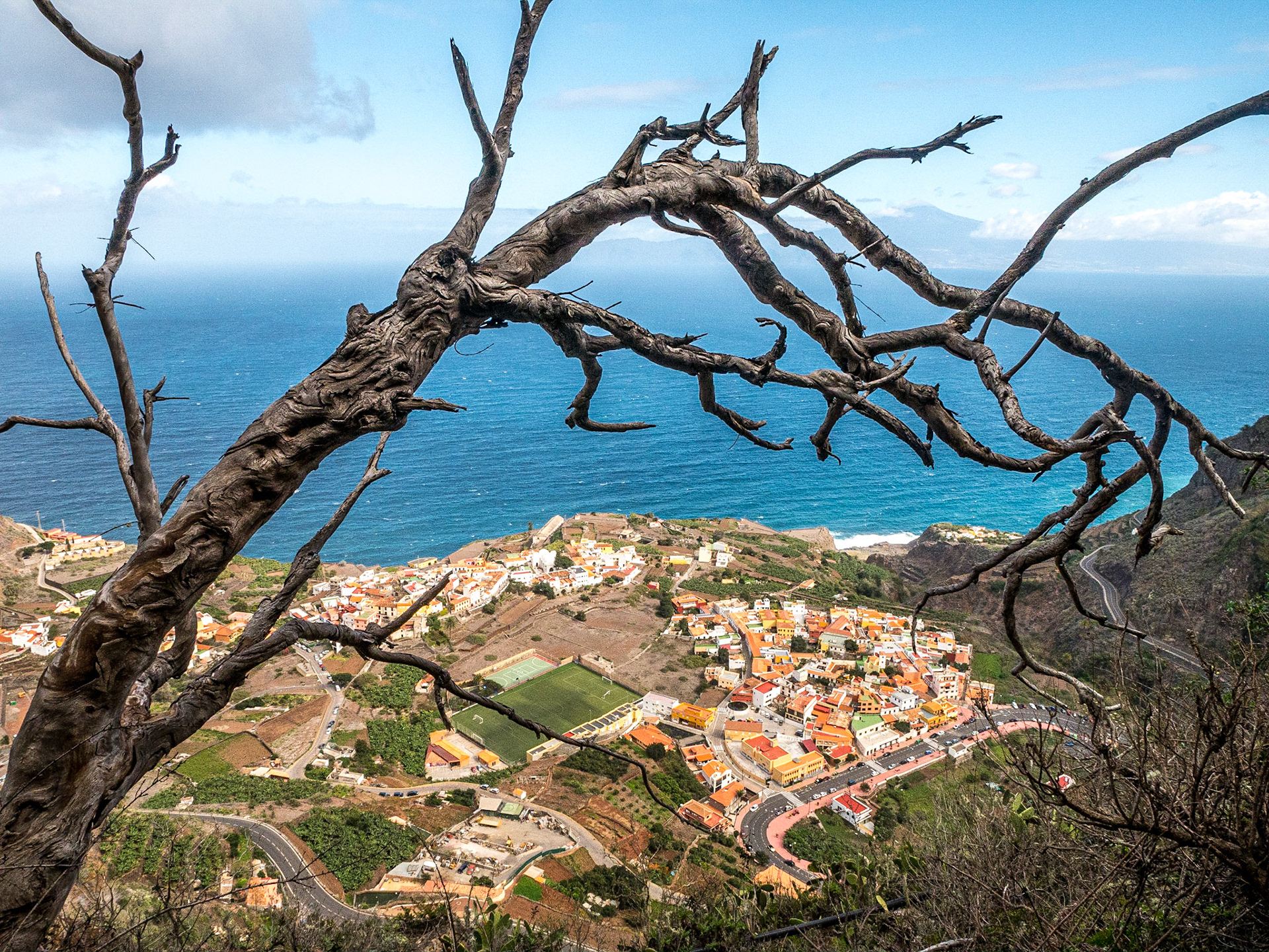 View of Agulo, La Gomera, 28 Jan 2018