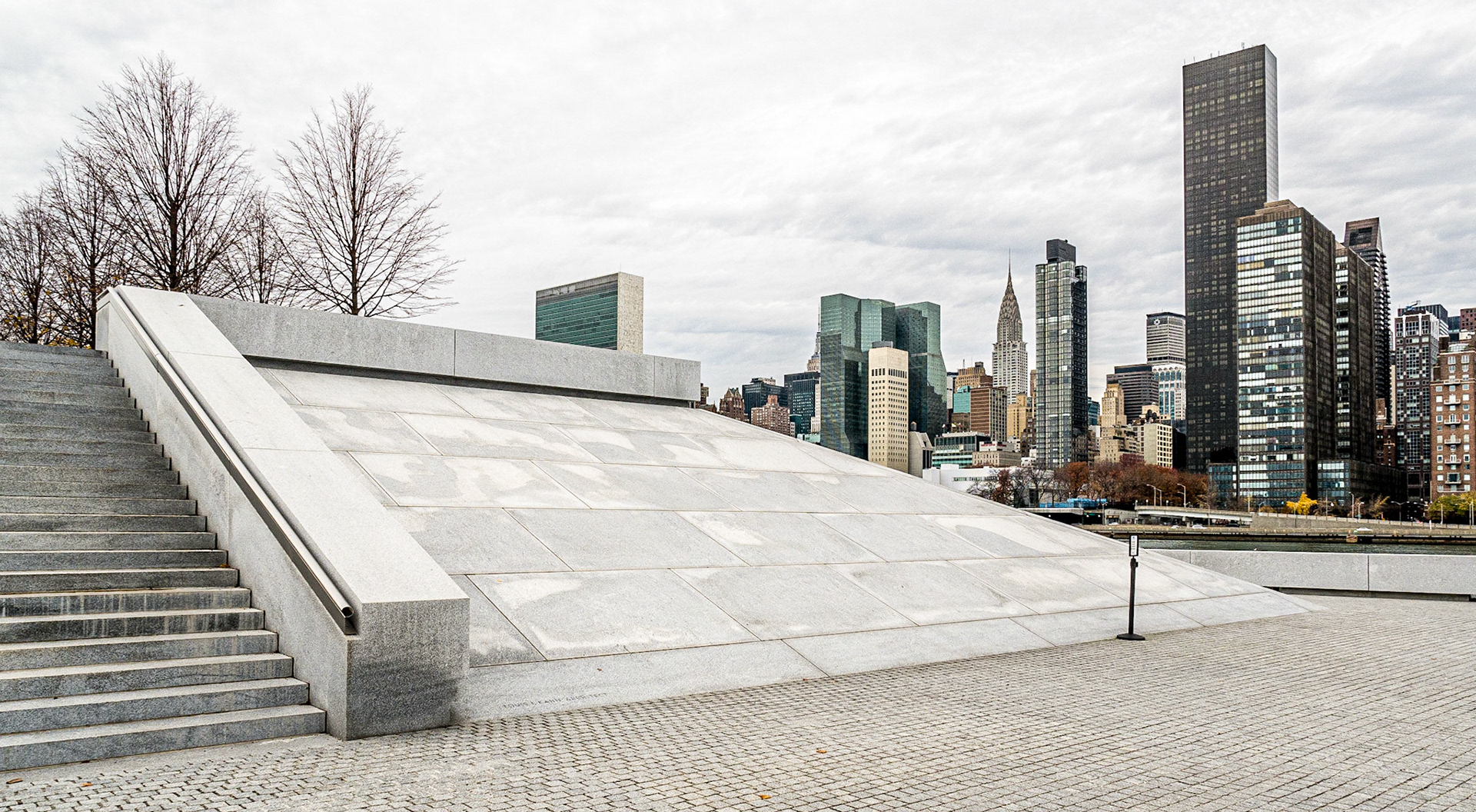 Four Freedoms Park, Roosevelt Island, New York, 22 Nov 2015
