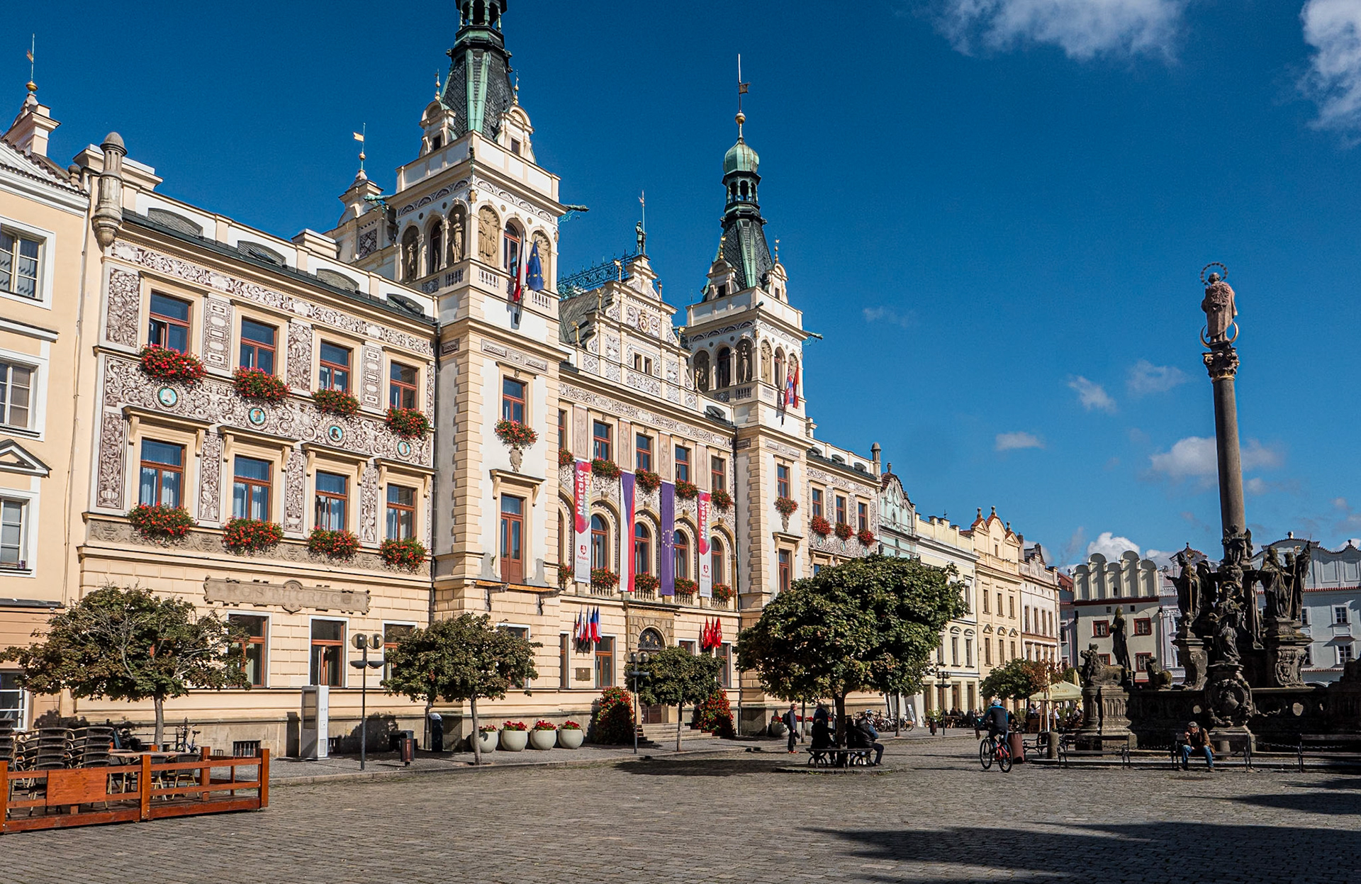 Main square, Pardubice, Czech Republic, 30 Sep 2025