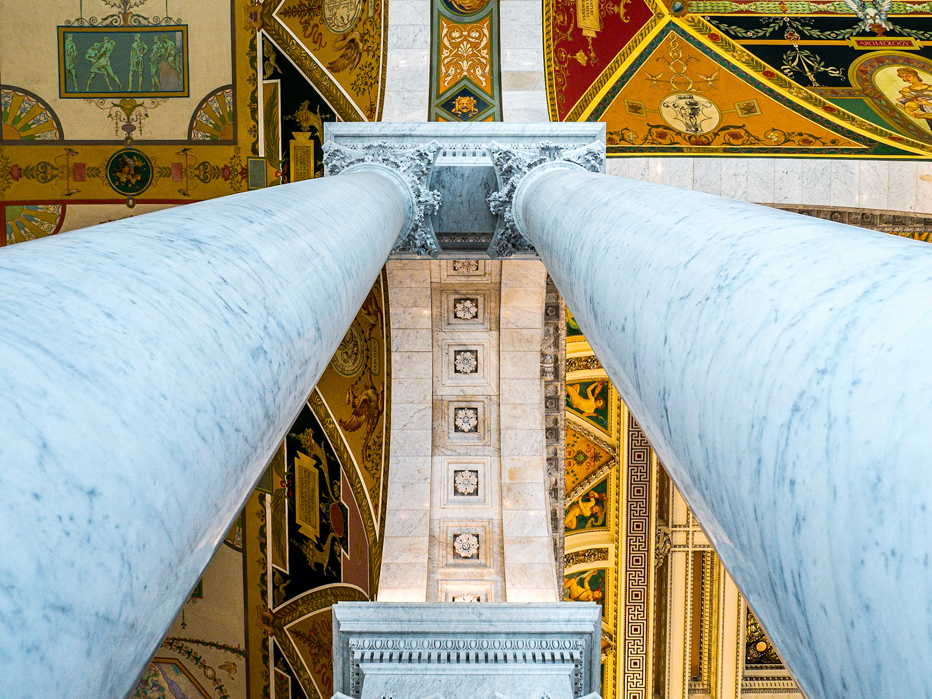 Inside the Library of Congress, Washington DC, 3 Mar 2018