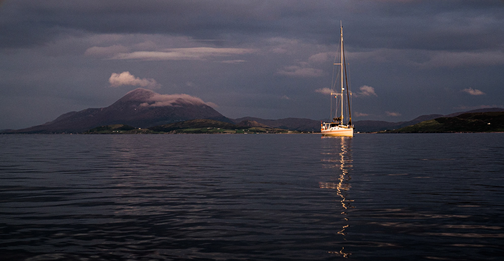 Croagh Patrick from Clare Island, 5 Aug 2014