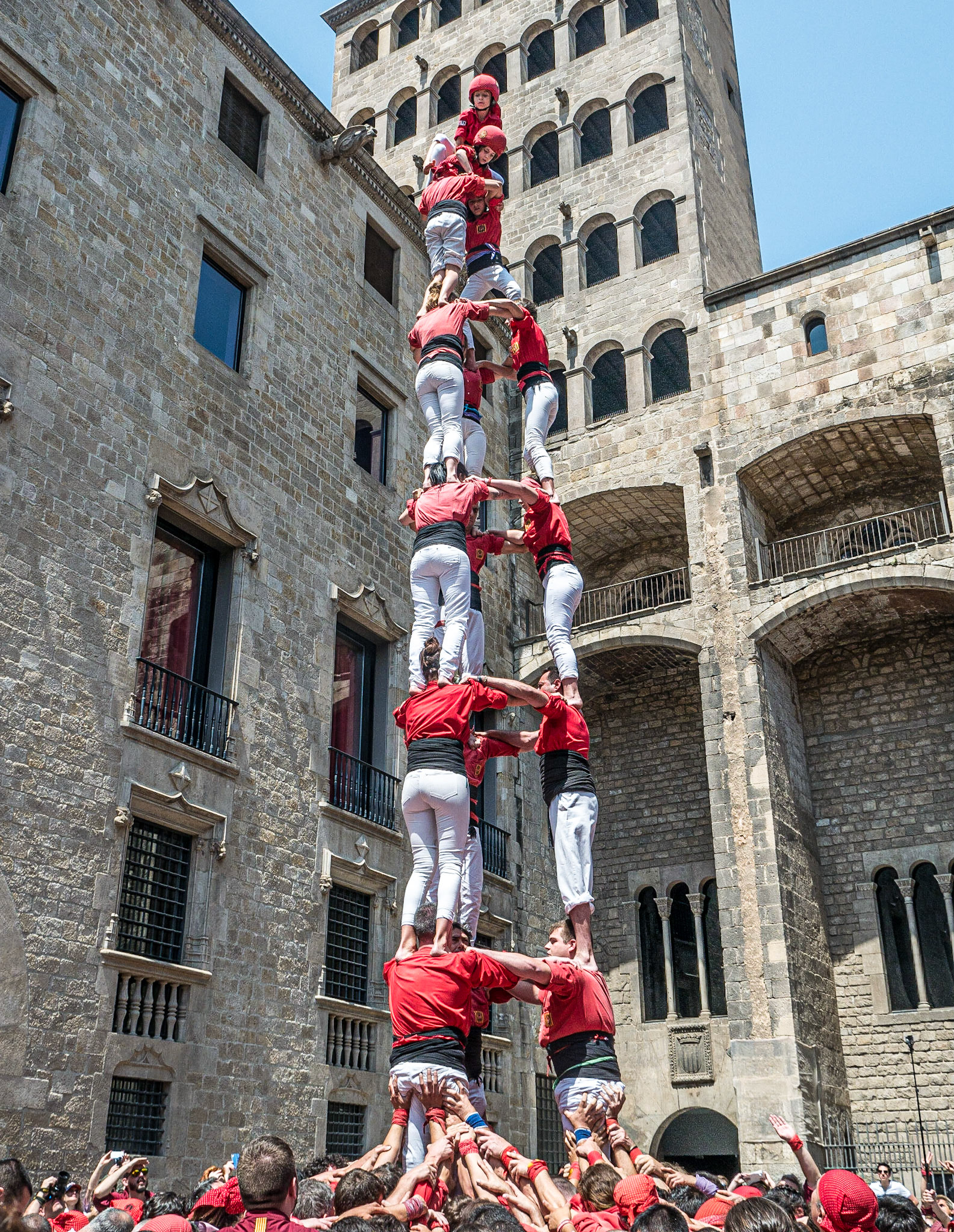Plaça del Rei, Barcelona, 26 Jun 2016