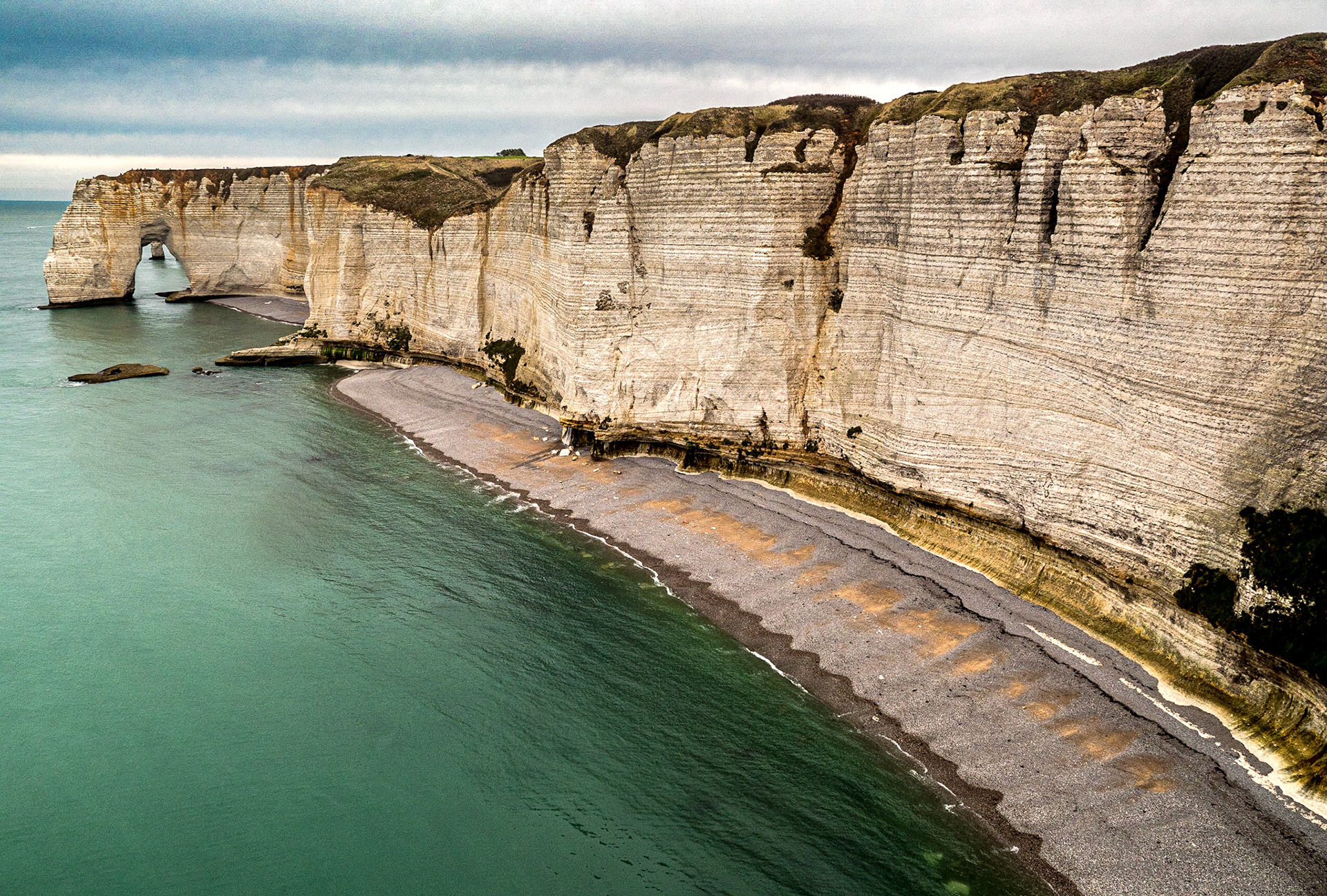 Chalk cliffs, Étretat, Normandy, 3 Oct 2019