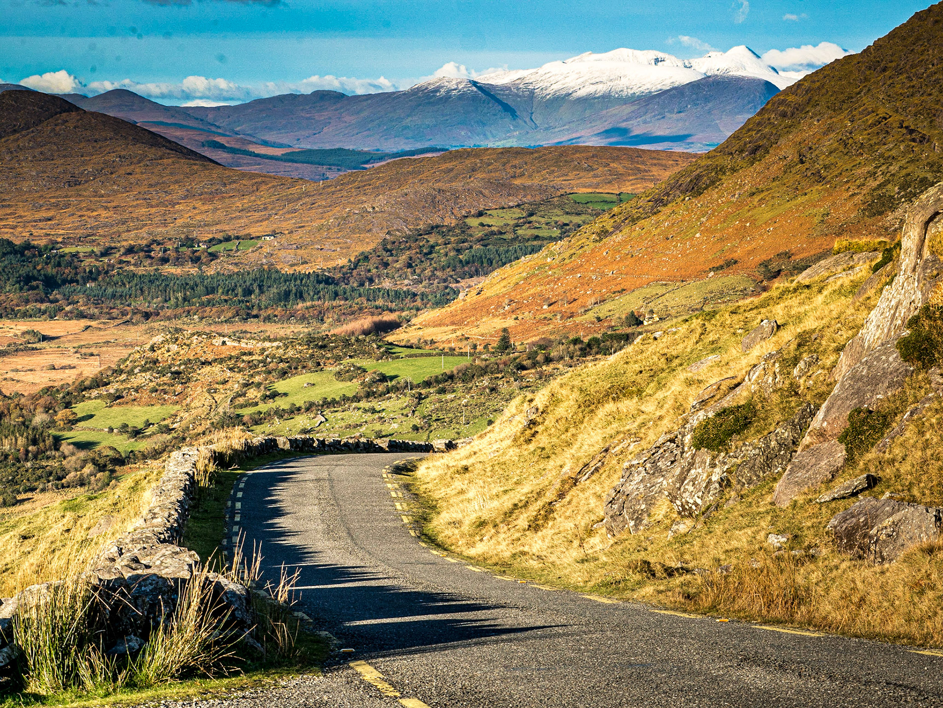 Macgillycuddy's Reeks from near Healy Pass, Beara Peninsula, Co Kerry, 20 Nov 2016