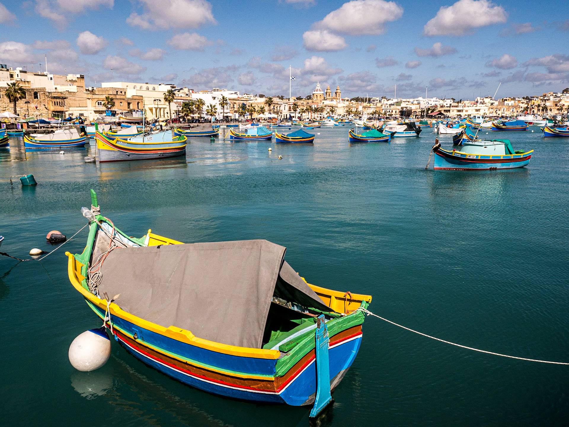 Marsaxlokk harbour, Malta, 24 Feb 2015