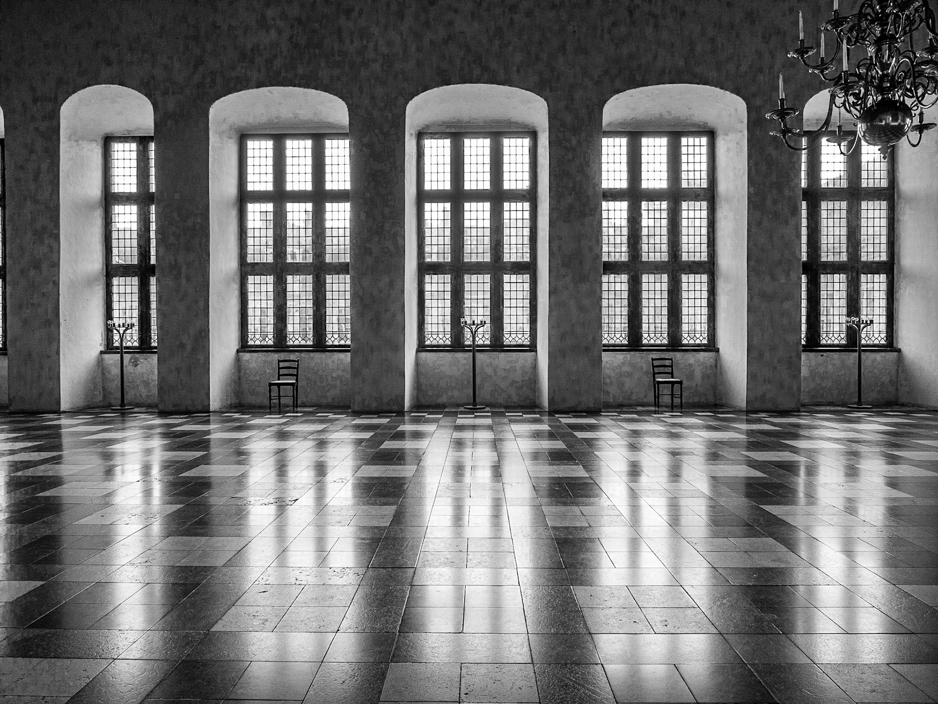 Ballroom, Kronborg castle, Denmark, 18 Jan 2015