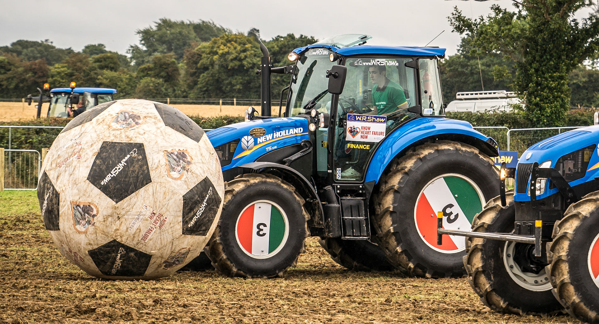 Tractor football, National Ploughing Championship, Tullamore, Co Offaly, 21 Sep 2016