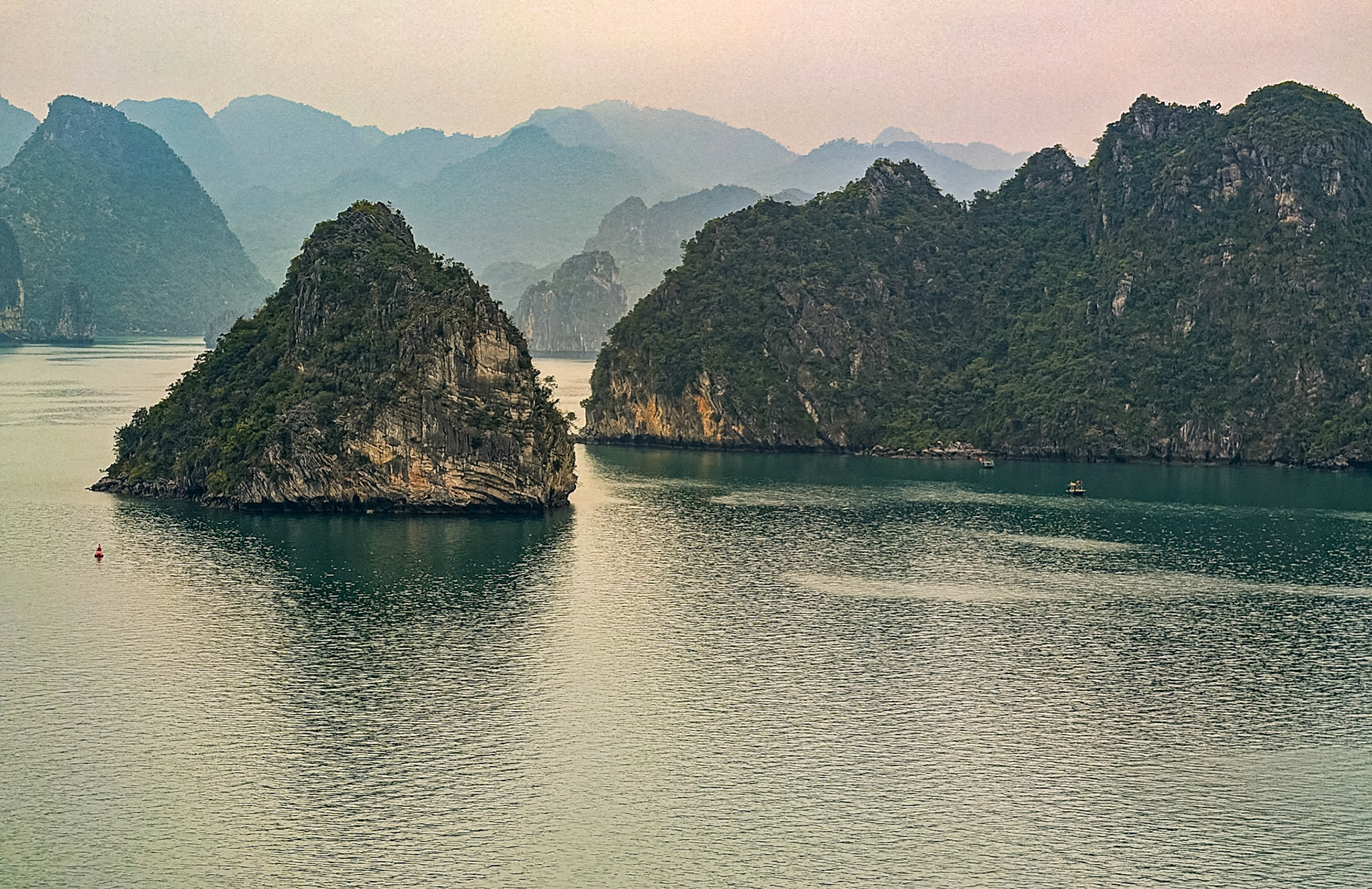 View from Titov Island, Halong Bay