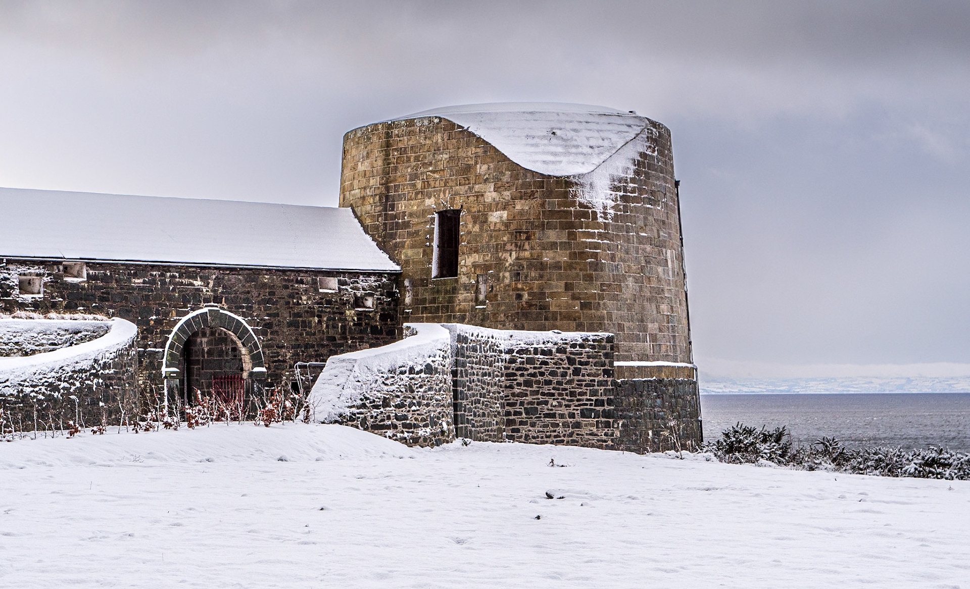 Greencastle Fort, Co Donegal, 17 Jan 2023