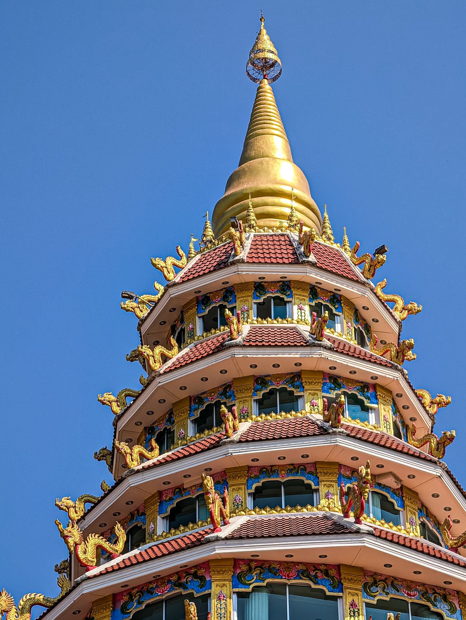 Pagoda, Wat Huay Pla Kang, Chiang Rai, 14 Feb 2026