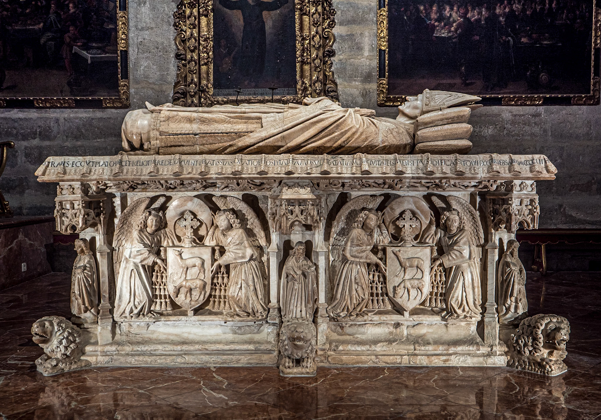 Sepulchre of Cardinal Don Juan de Cervantes, 15C, Seville Cathedral, 18 Mar 2024