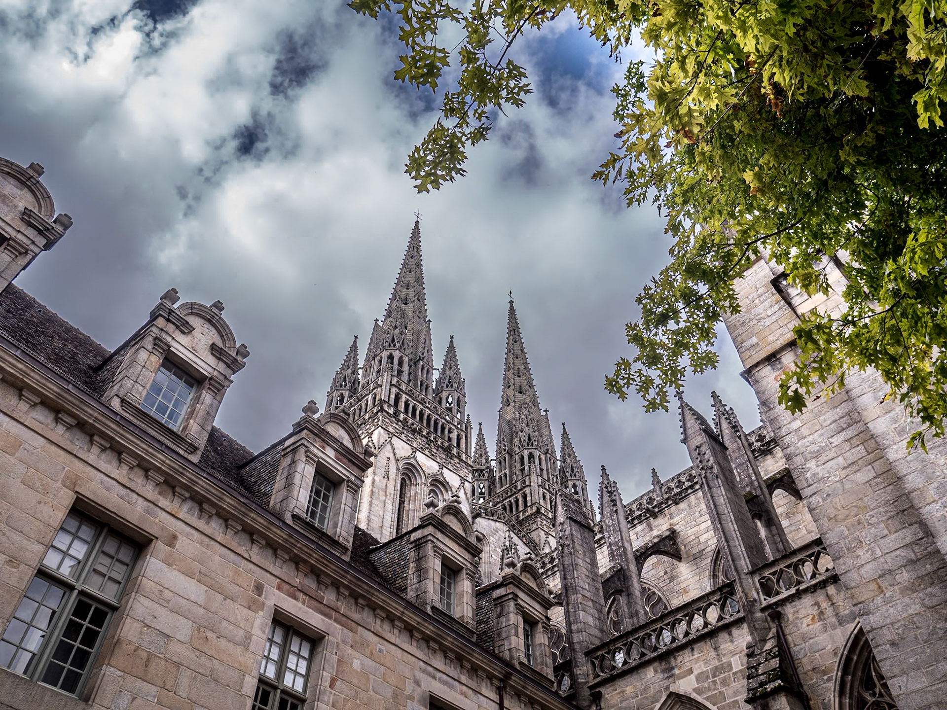 Cathedrale Saint-Corentin, Quimper, France, 26 Sep 2022