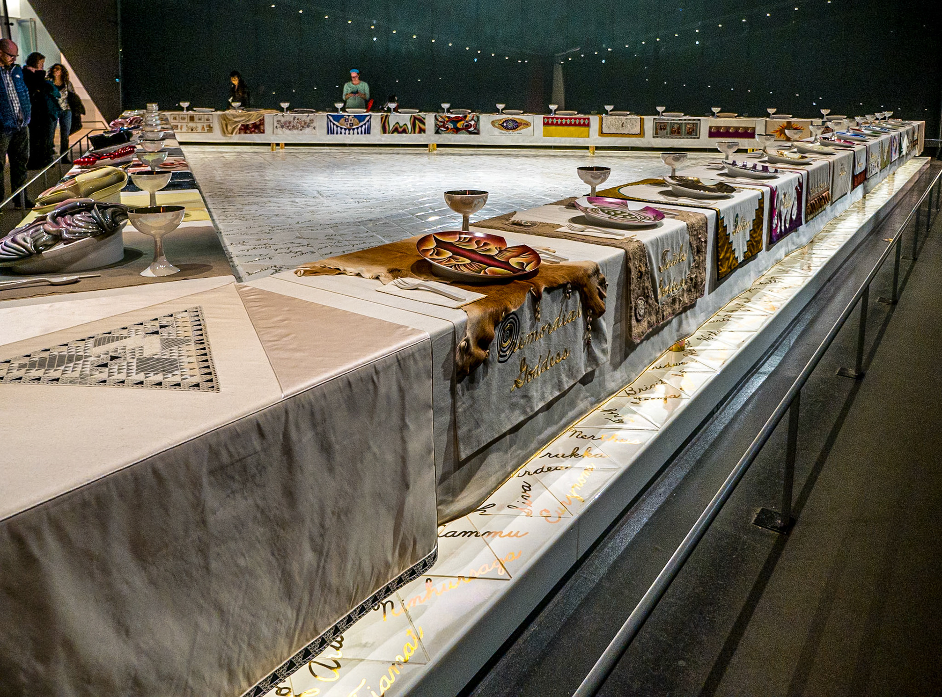 The Dinner Party, Brooklyn Museum, New York, 28 Feb 2018