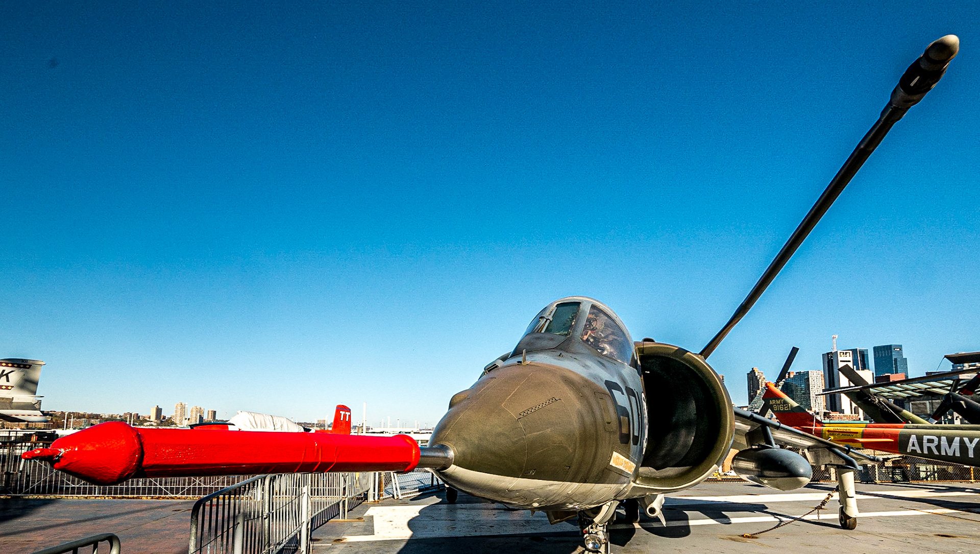 Flight deck, USS Intrepid, Manhattan, 20 Nov 2015