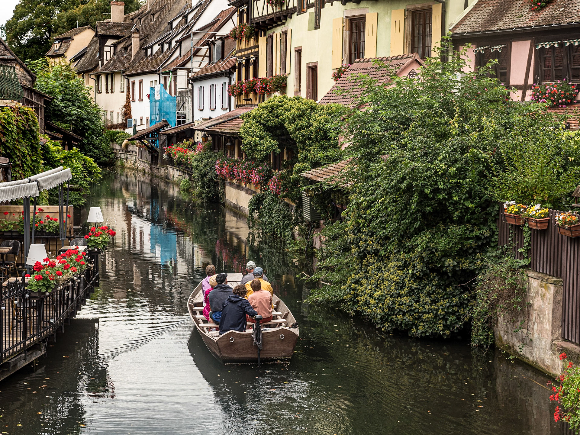 From bridge, Rue de Turenne, Colmar, France