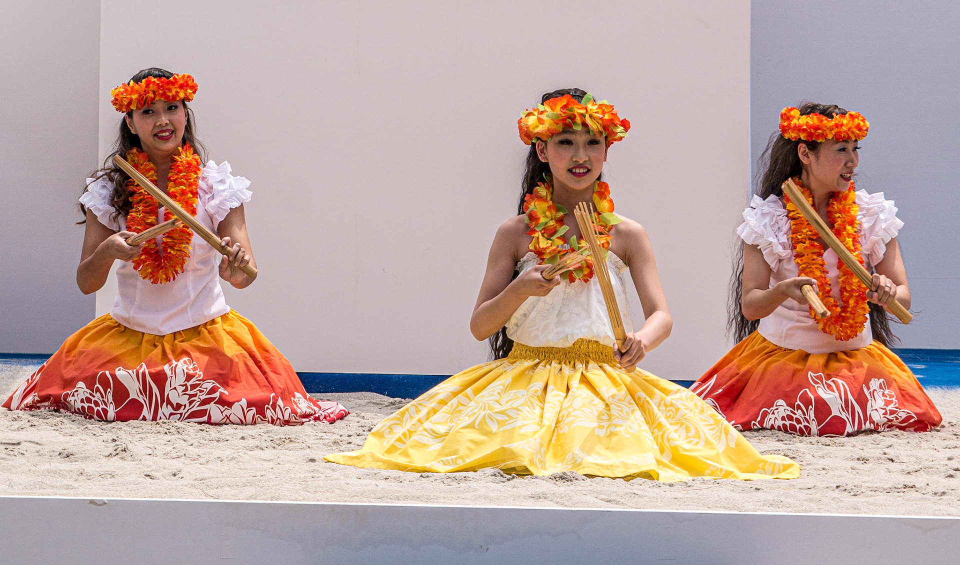 Hawaii festival, Odaiba island, Tokyo, 2 May 2016