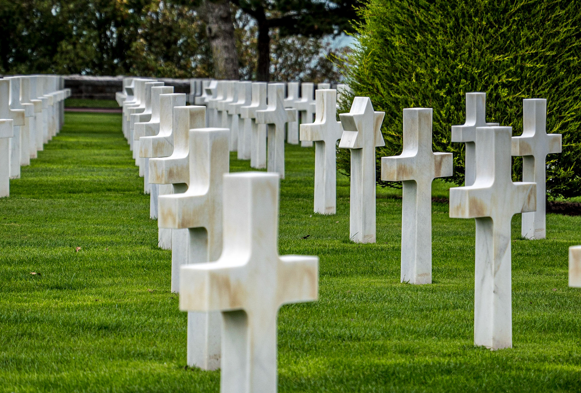 Normandy American Cemetery, Colville-sur-Mer, 4 Oct 2019