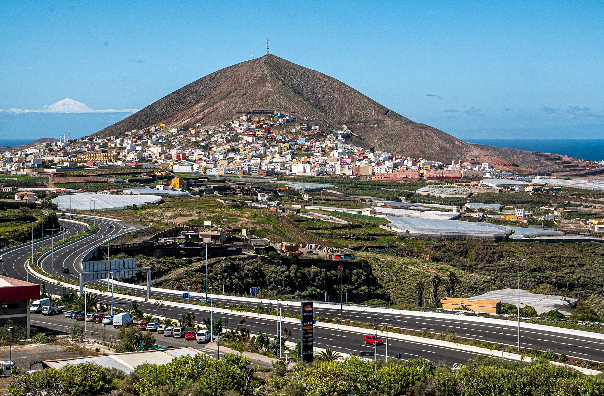 View of Gáldar from near Guía, Gran Canaria, 23 Feb 2016