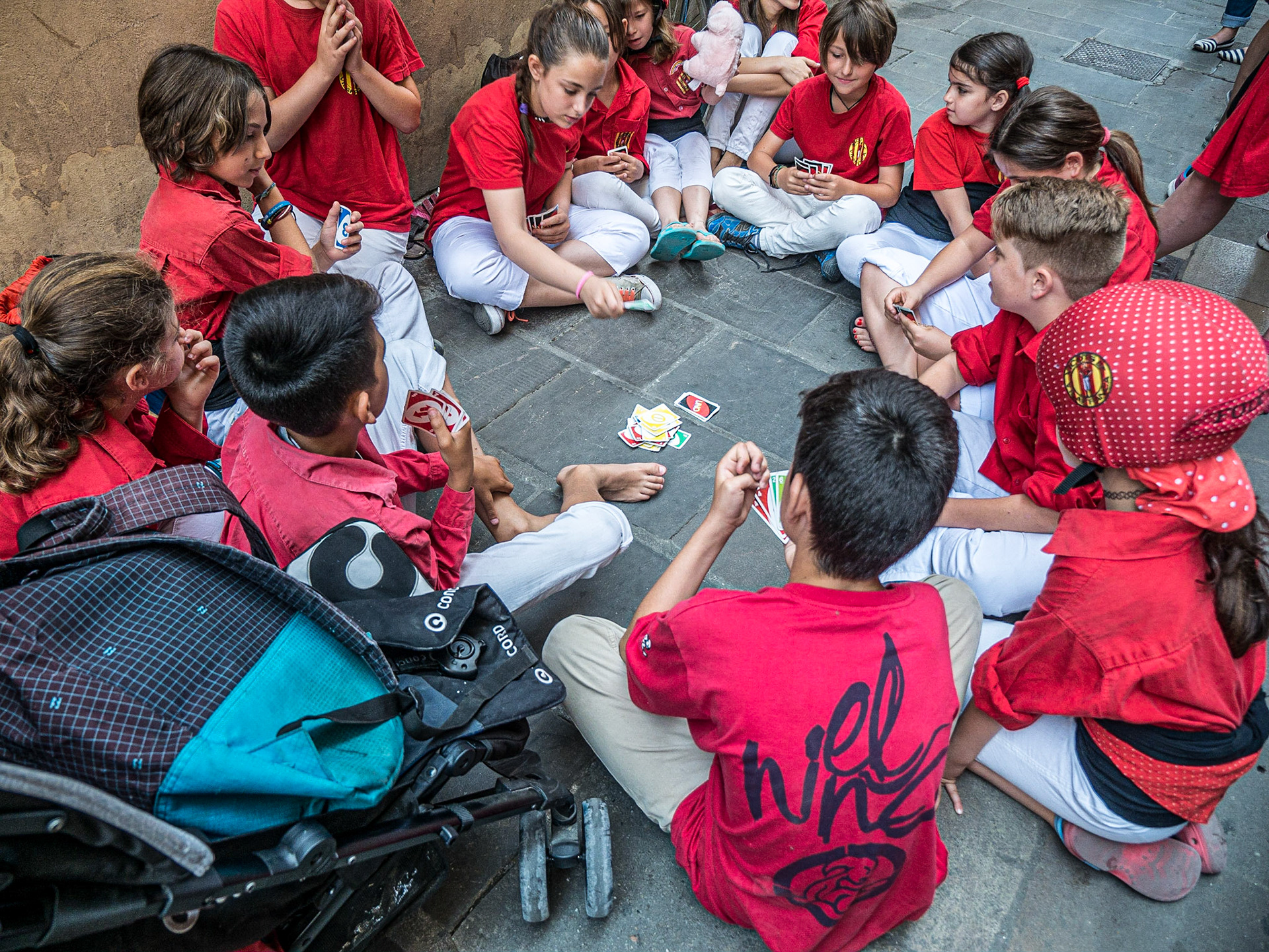 Plaça del Rei, Barcelona, 26 Jun 2016