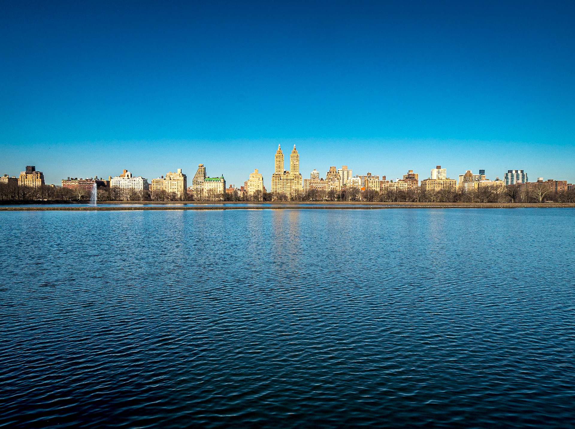 Jacqueline Kennedy Onassis Reservoir, Central Park, Manhattan, 27 Feb 2018