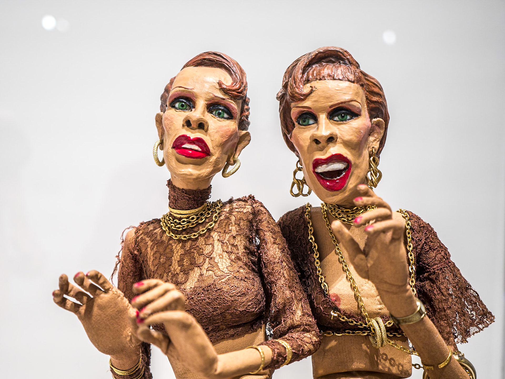 Twins, by Greer Lankton, National Gallery of Art, Washington DC, 4 Mar 2018