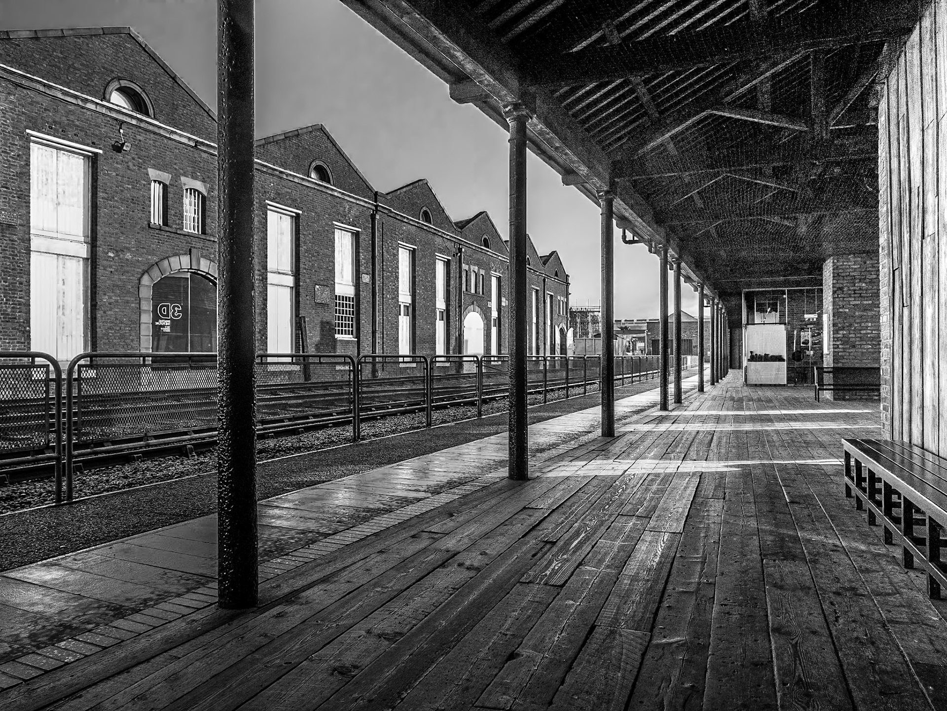 First railway station, MOSI, Manchester, 8 Dec 2014