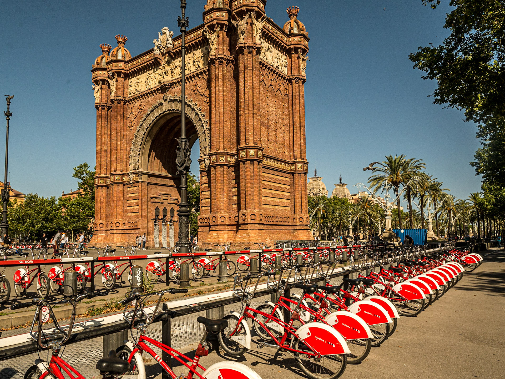 Arc de Triomf, Barcelona, 25 Jun 2016