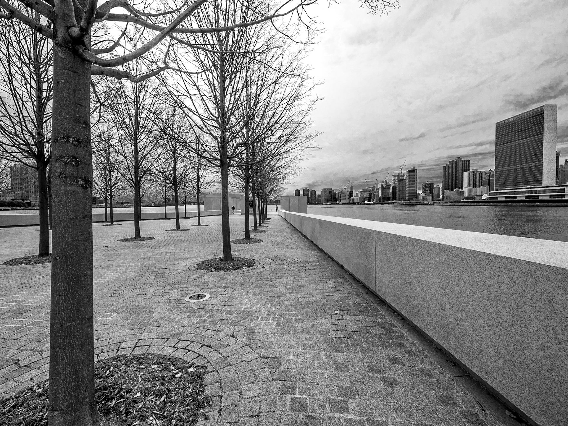 Four Freedoms Park, Roosevelt Island, New York, 22 Nov 2015