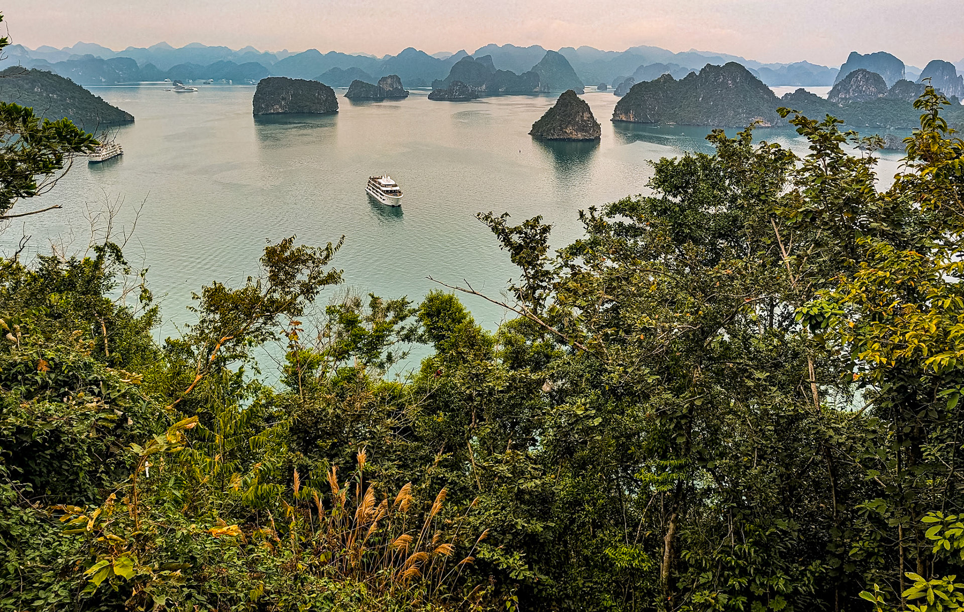 View from Titov Island, Halong Bay
