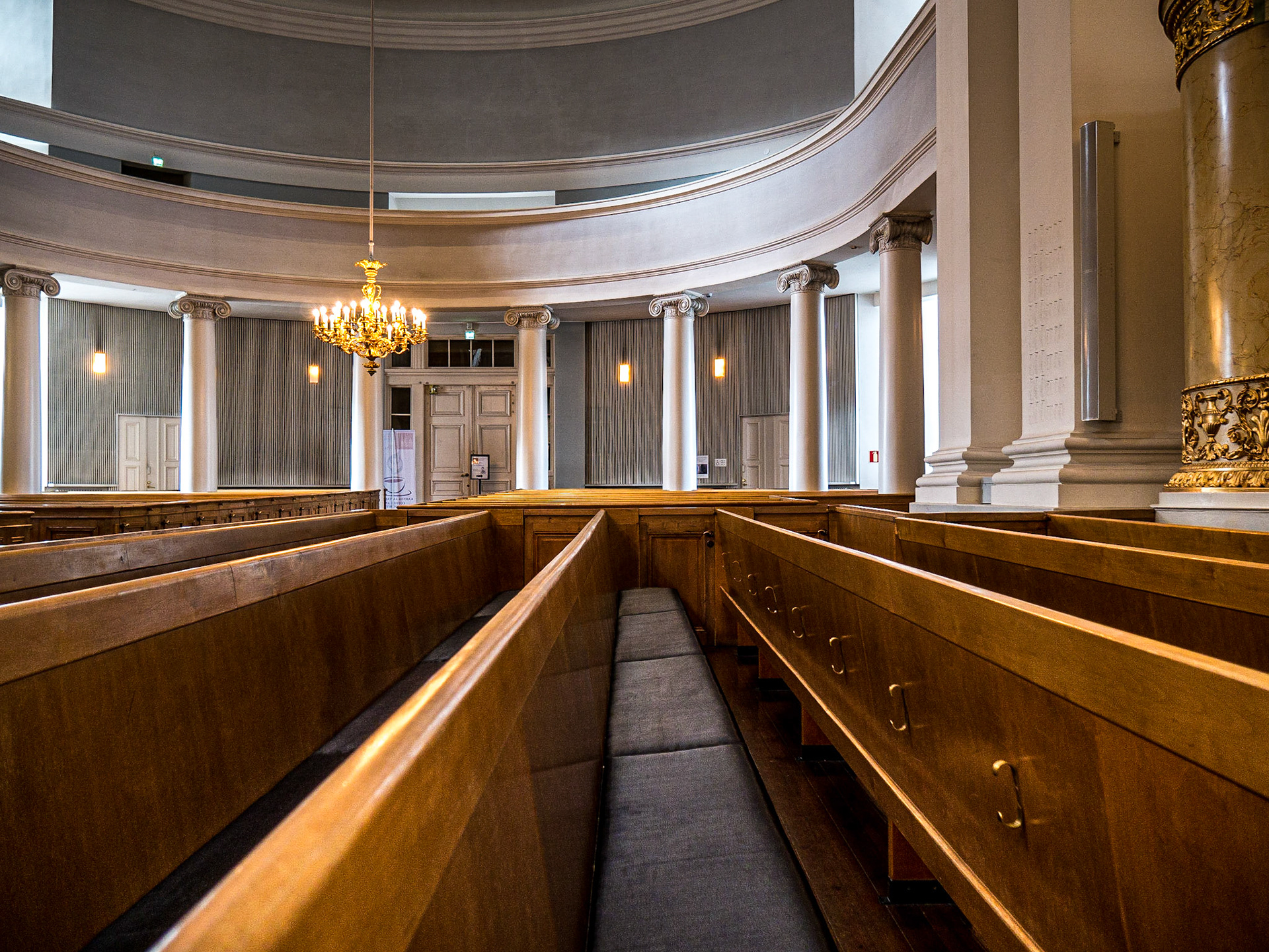 Inside Helsinki Cathedral, 30 Aug 2014