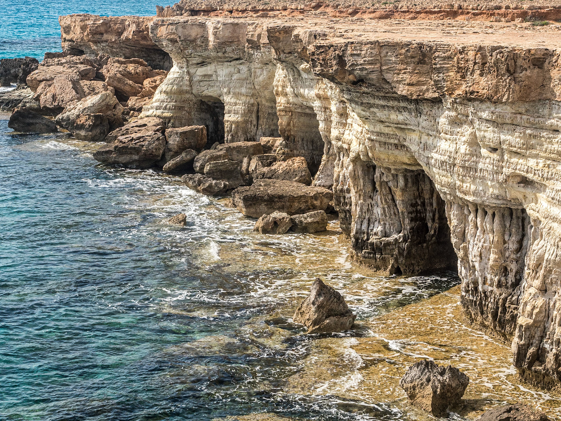 Sea Caves, Cyprus, 19 Feb 2025