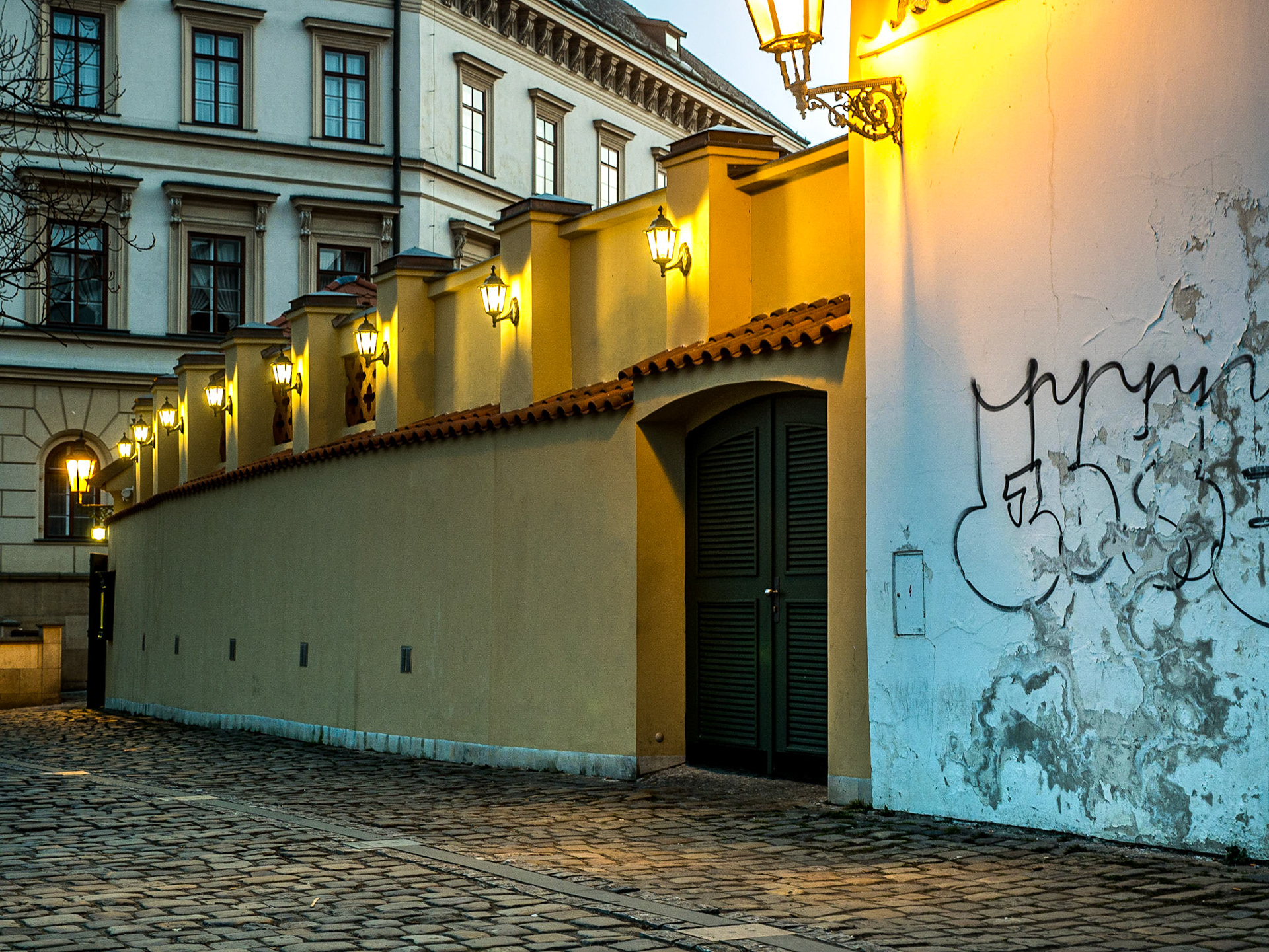 From West end of Charles Bridge, Prague, 20 Mar 2015