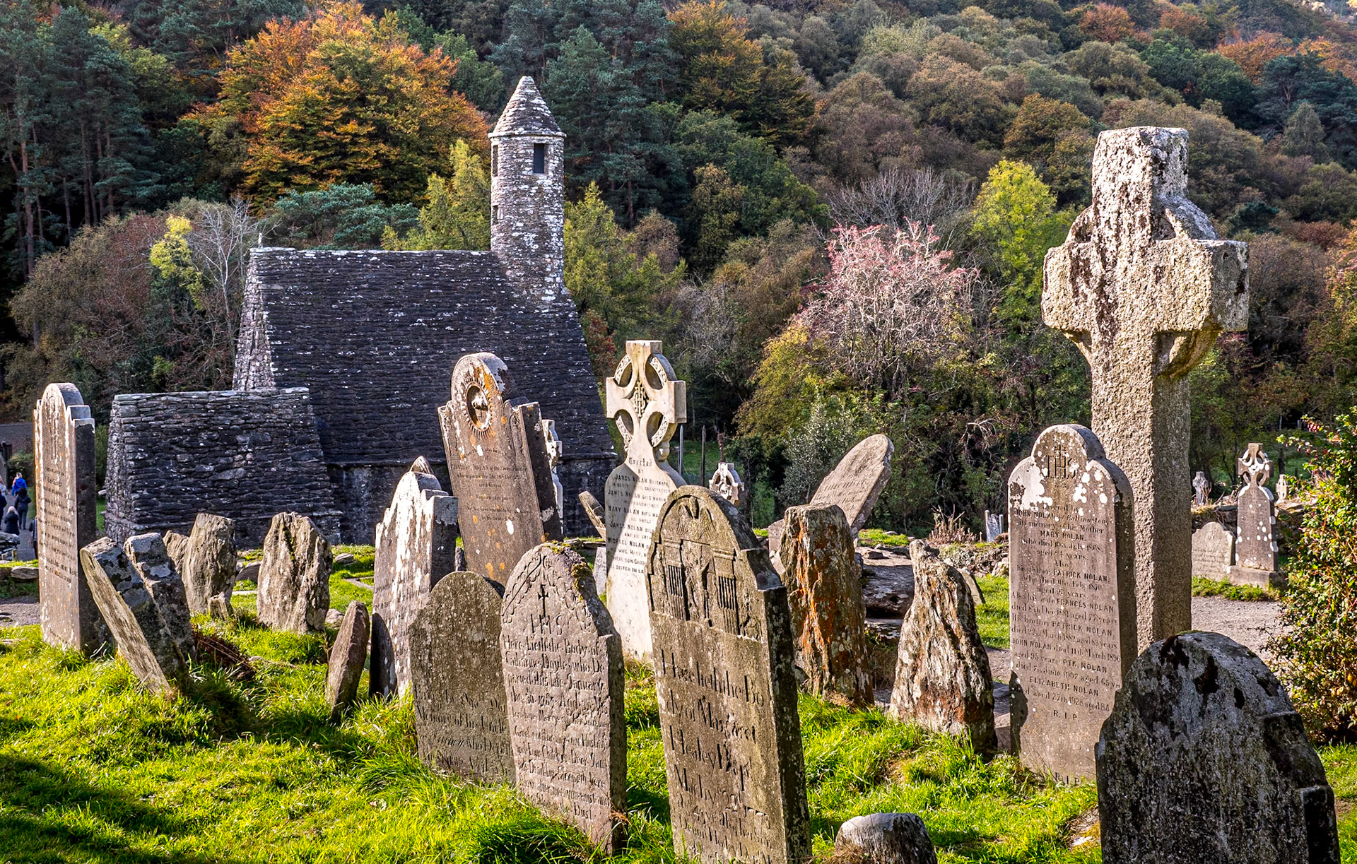 St Kevin's Graveyard, Glendalough Walk (Orange Route), Co Wicklow, 22 Oct 2018