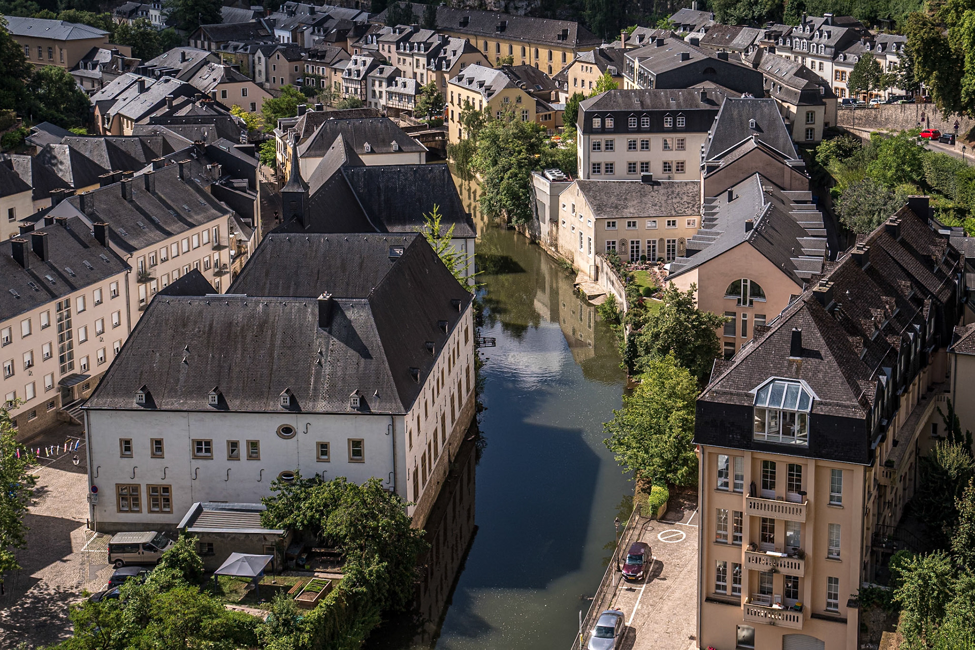 View from Chemin de la Corniche, Luxembourg, 5 Jul 2022