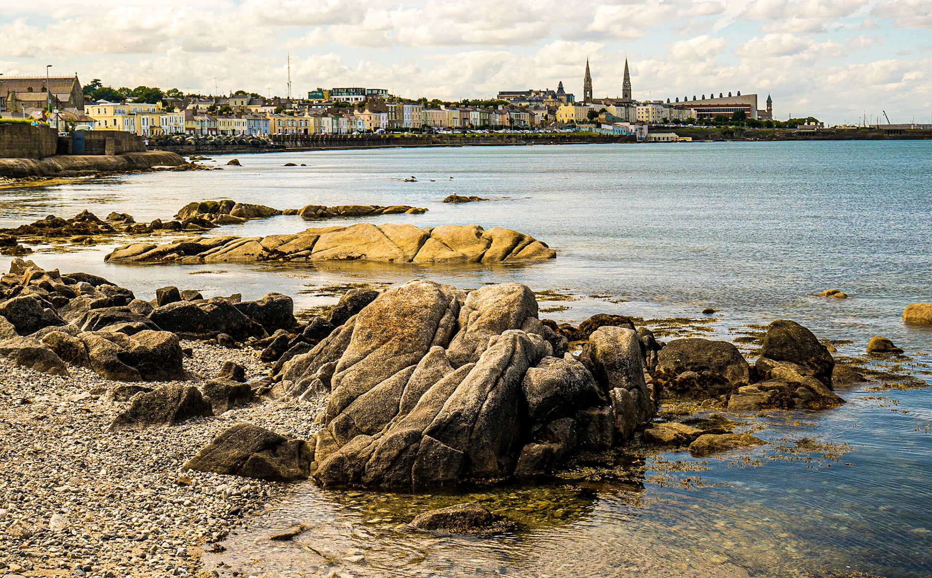 View towards Dun Laoghaire from Sandycove